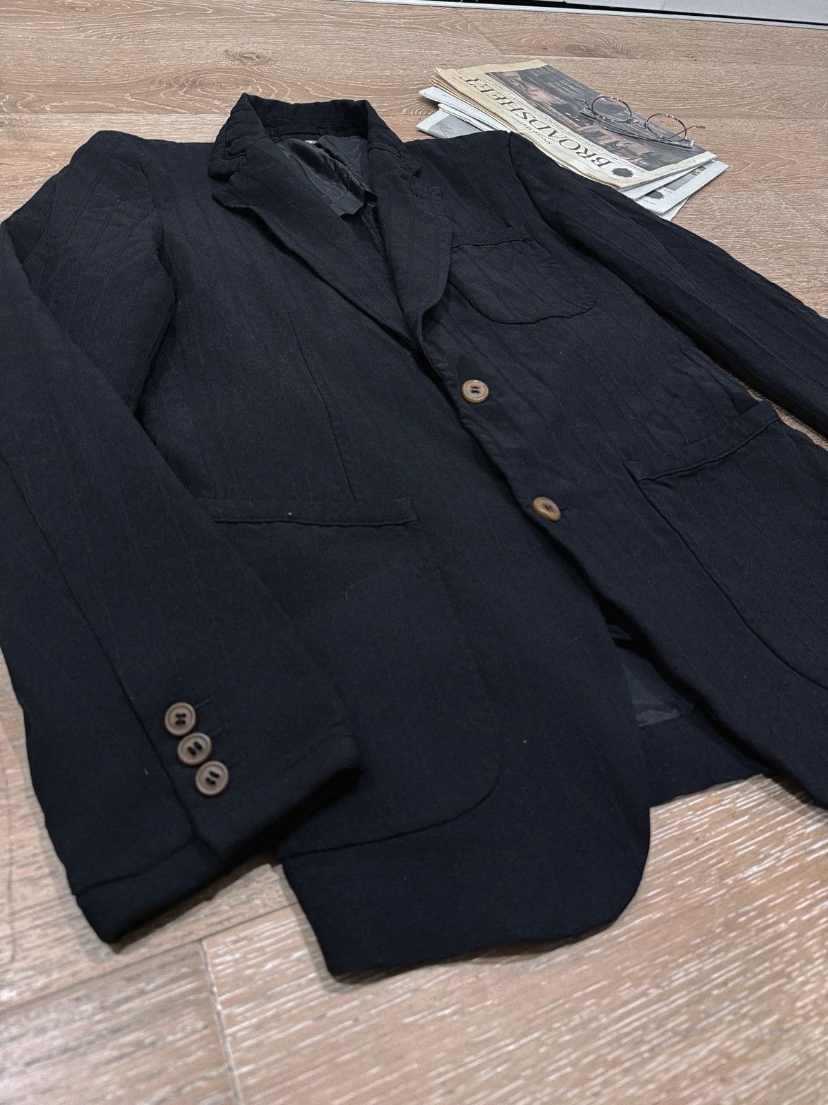Comme des Garcons Homme Deux Final price. Comme des garçons textured blazer Size 44S - 2 Thumbnail