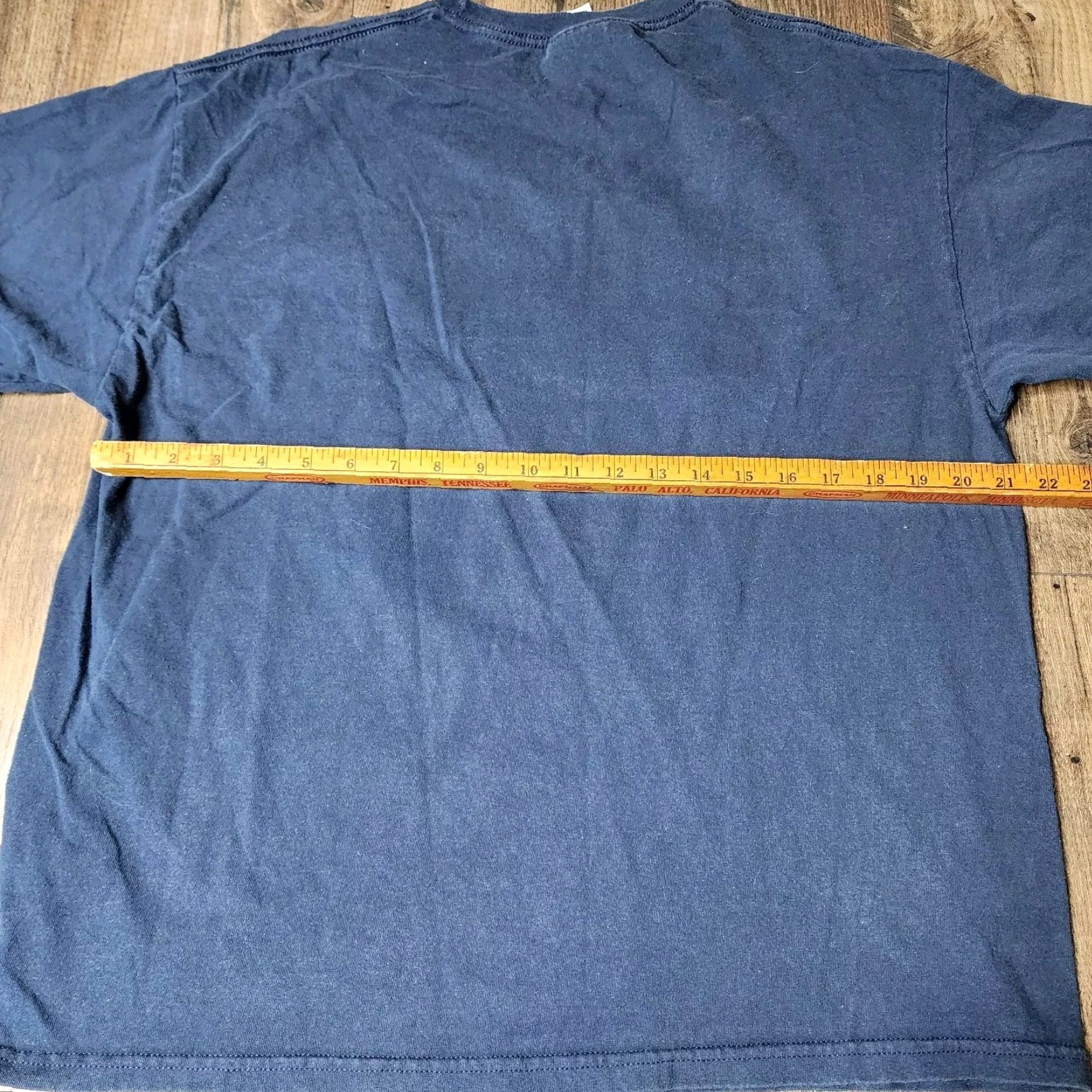 Vintage VINTAGE Tennessee River Baseball T Shirt Men's XL Blue Cotton Crew Neck Short Sleeve Distressed USA Sports Classic T-Shirt Size US XL / EU 56 / 4 - 2 Thumbnail