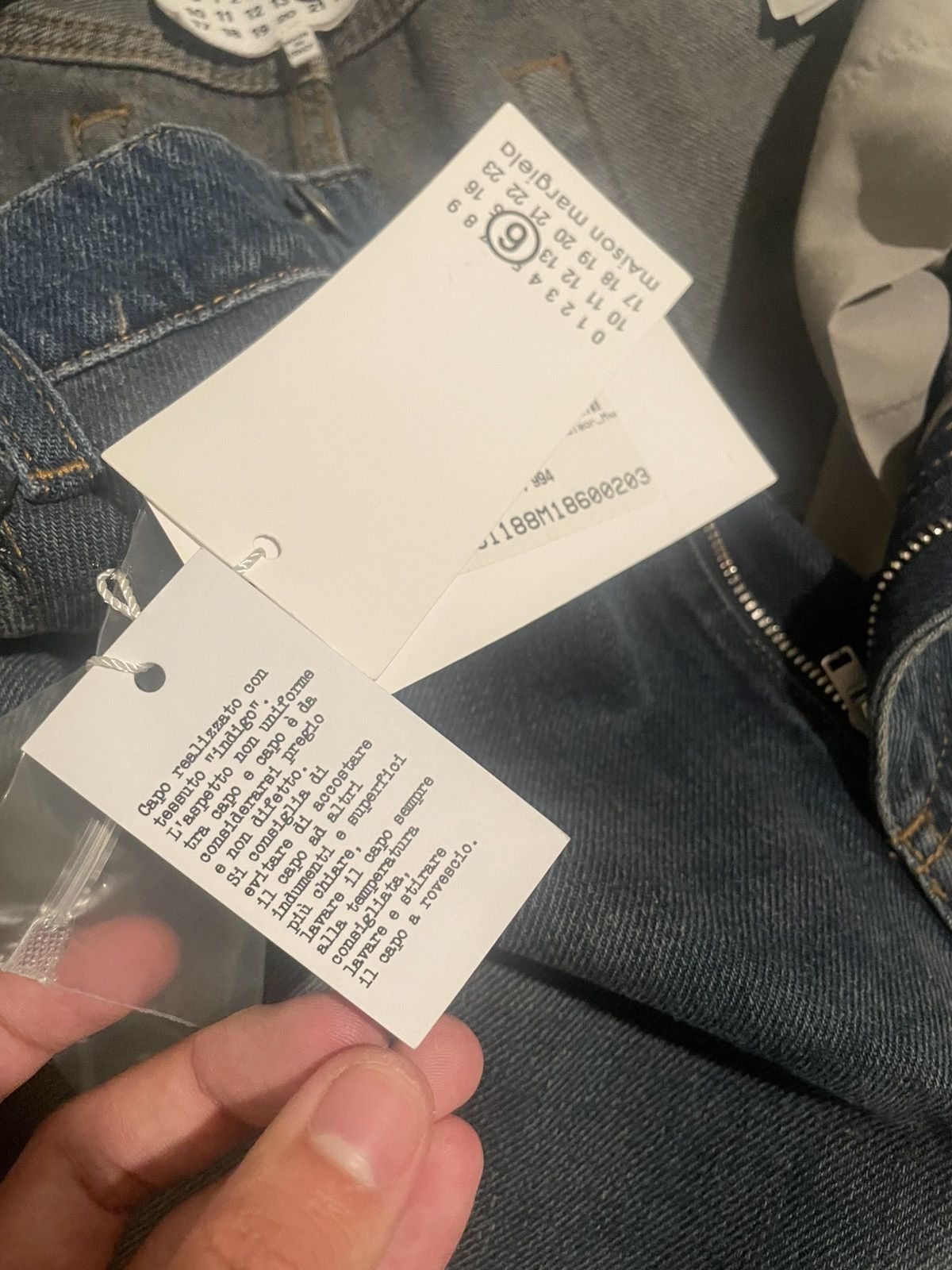 Maison Margiela Mm6 Two tone denim Size US 31 - 12 Thumbnail