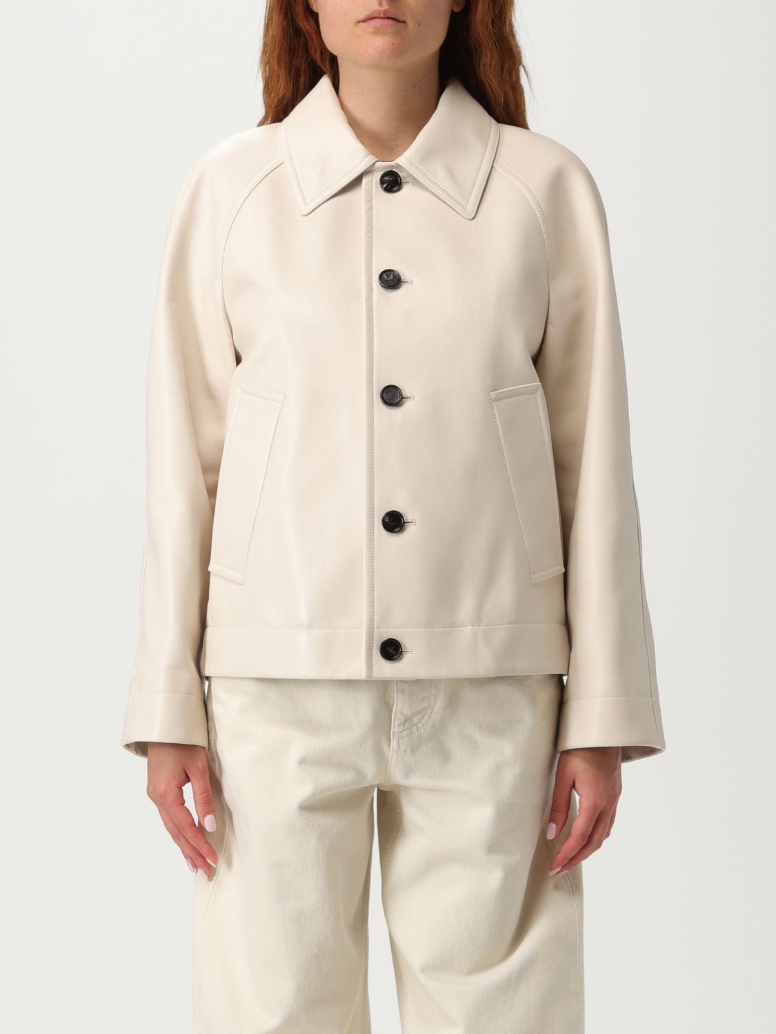 Bottega Veneta Jacket Woman Yellow Cream