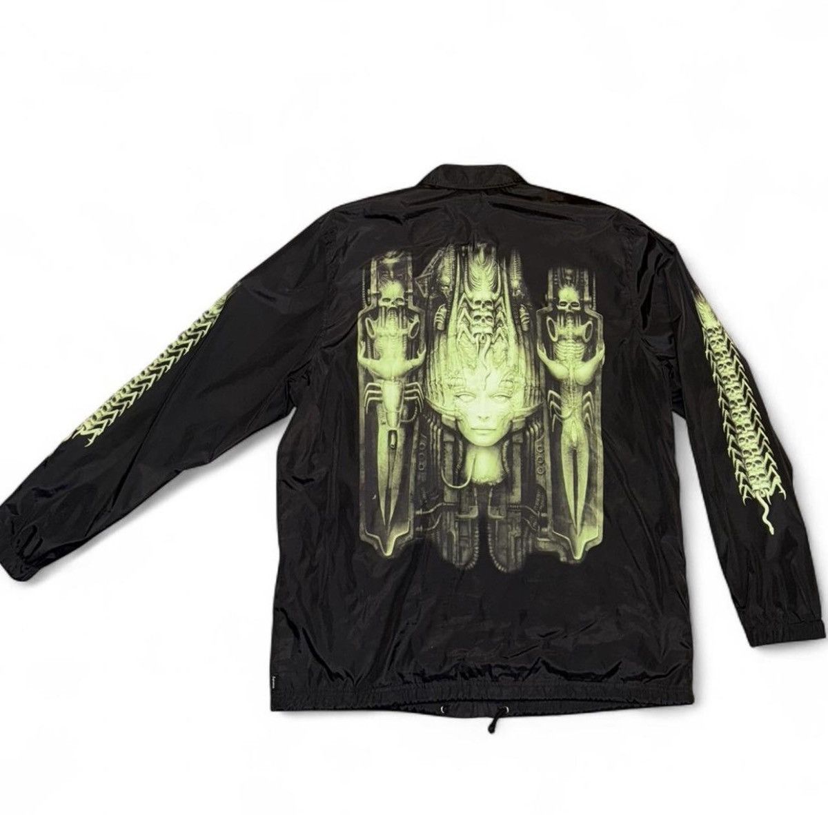 Supreme 2014 Supreme x H.R. Giger “Li” Coach Jacket Size US XL / EU 56 / 4 - 3 Thumbnail