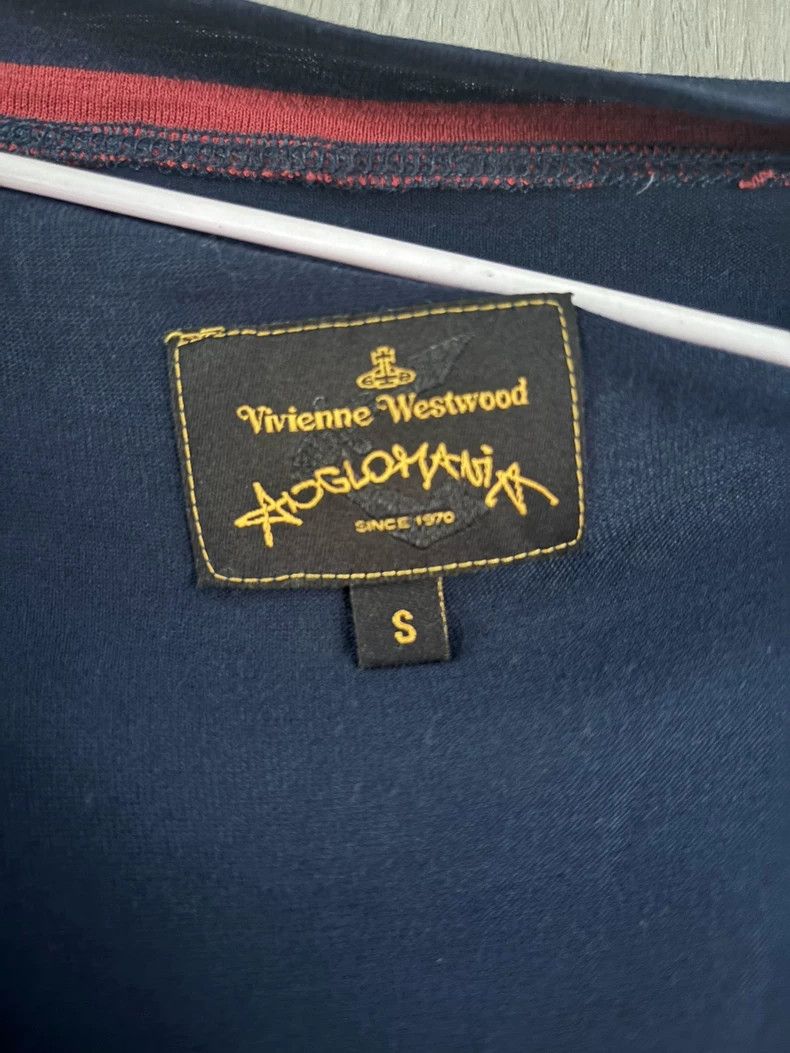 Vivienne Westwood Vivienne Westwood Deformed striped slanted shoulder T-shir Size S / US 4 / IT 40 - 3 Thumbnail