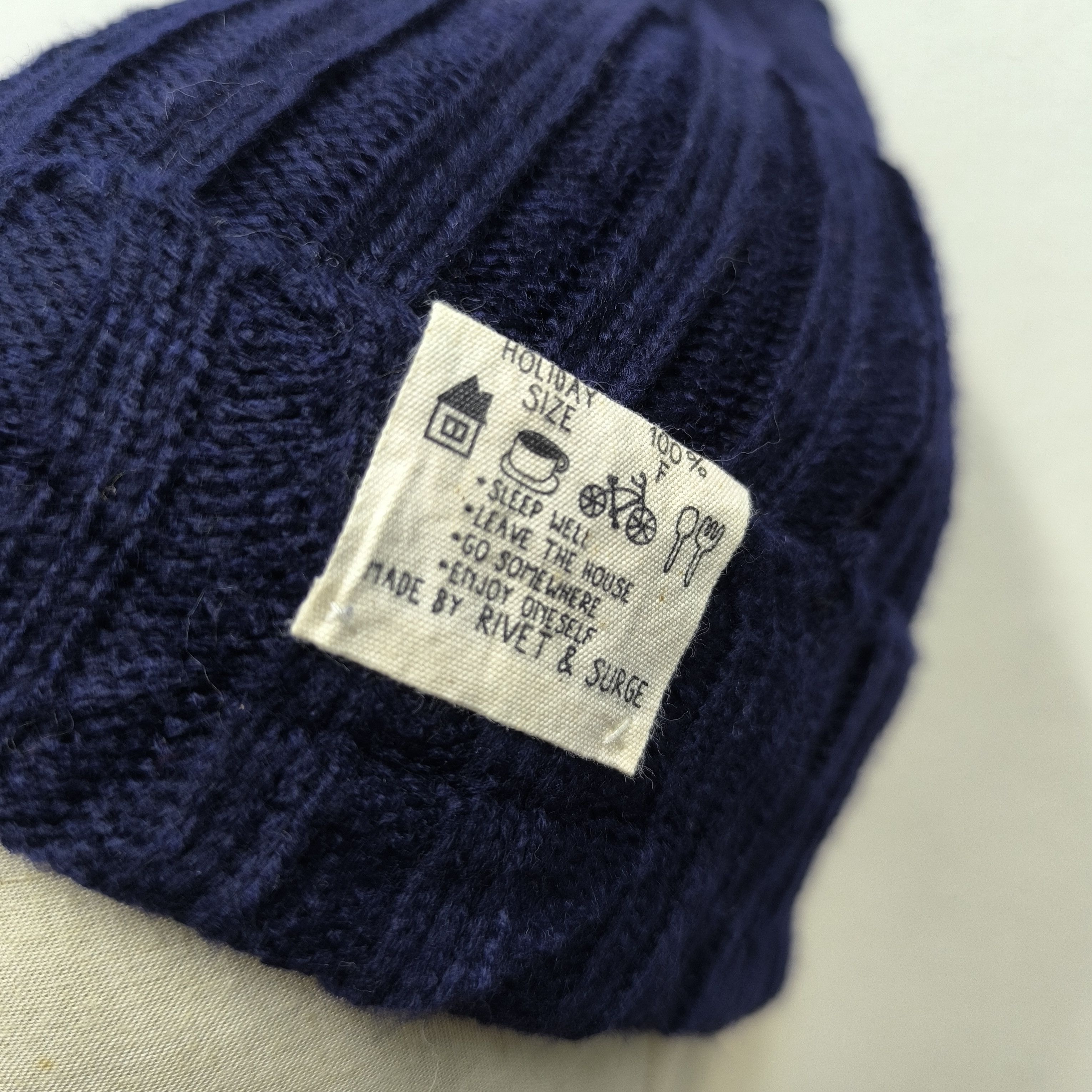 Japanese Brand 💥 Rivet & surge japan patch beanie hat Size ONE SIZE - 3 Thumbnail