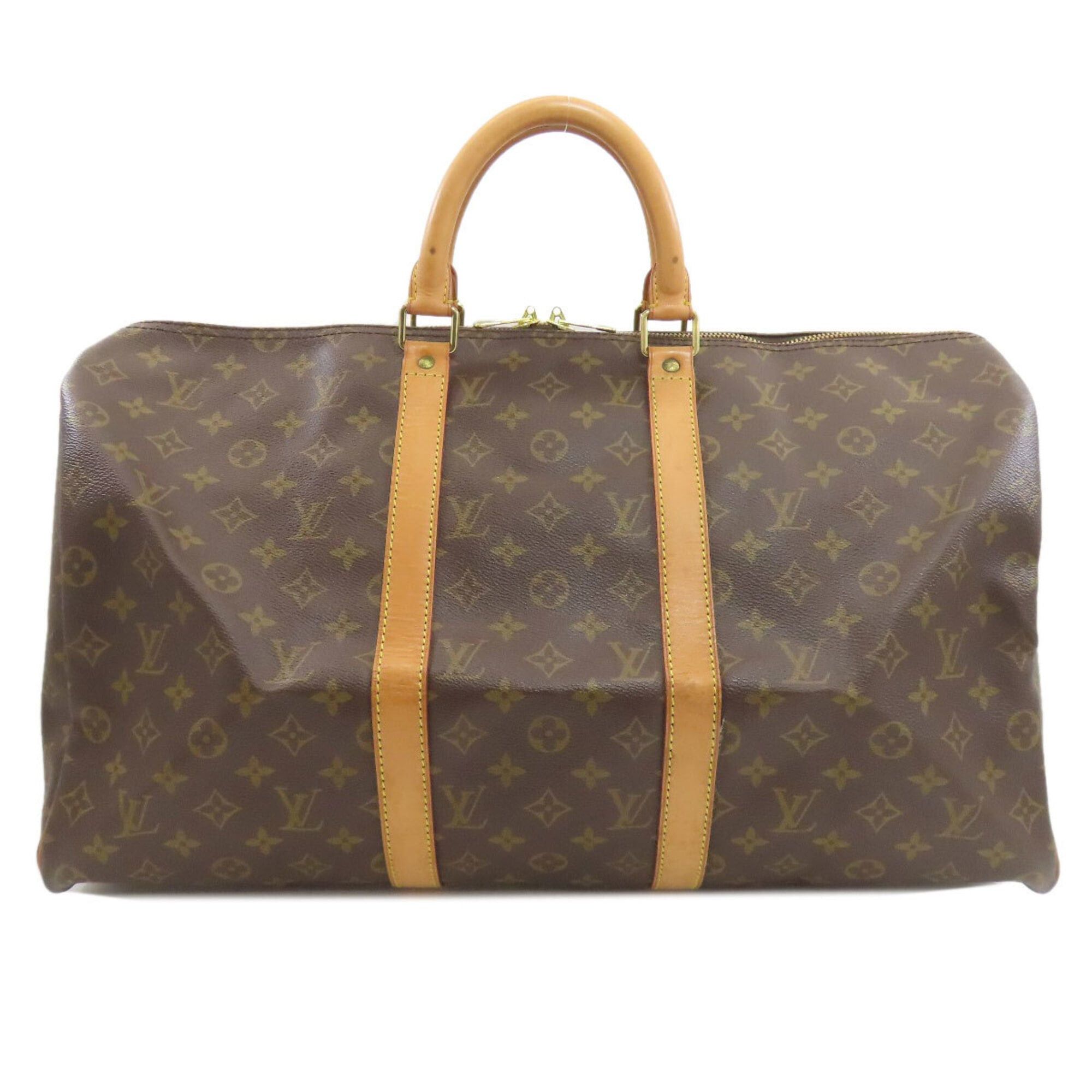 Louis Vuitton Louis Vuitton M41416 Keepall 50 Boston Bag, Monogram Canvas, Women's LOUIS VUITTON Size ONE SIZE - 1 Thumbnail