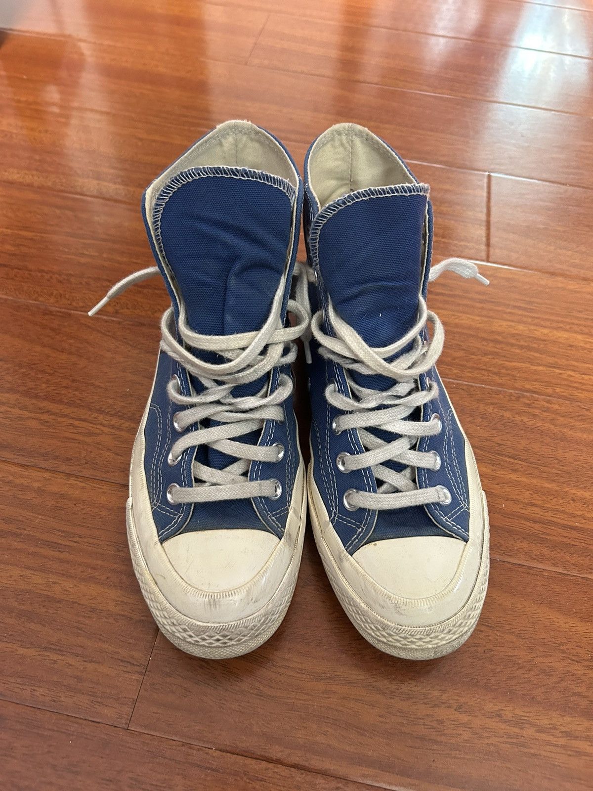 Comme des Garcons × Converse Blue CDG chuck converse Size US 7 / EU 40 - 2 Thumbnail