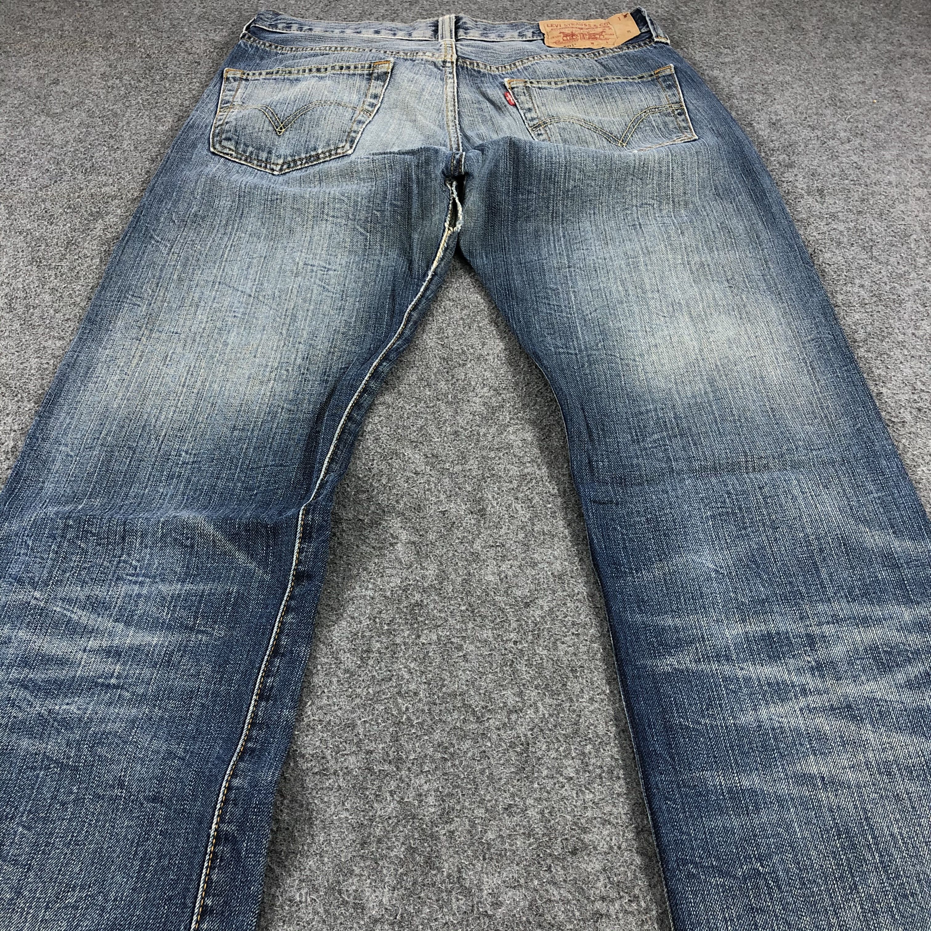 Levi's × Vintage Vintage Whiskers Levis 501 Jeans-JM944 Size US 33 - 4 Thumbnail