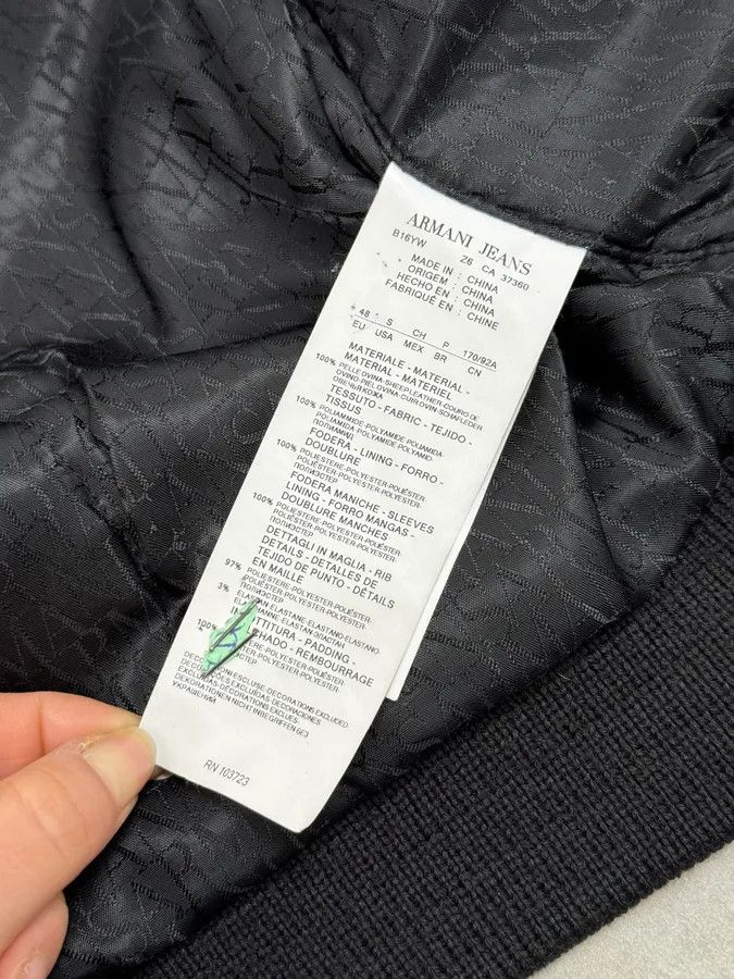 Armani 2000s Armani Hybrid Black Leather Nylon Jacket Size US M / EU 48-50 / 2 - 10 Thumbnail