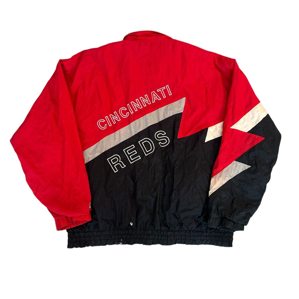 Starter Vintage 1990s Cincinnati Reds Starter MLB zip up windbreaker Size US XL / EU 56 / 4 - 3 Thumbnail