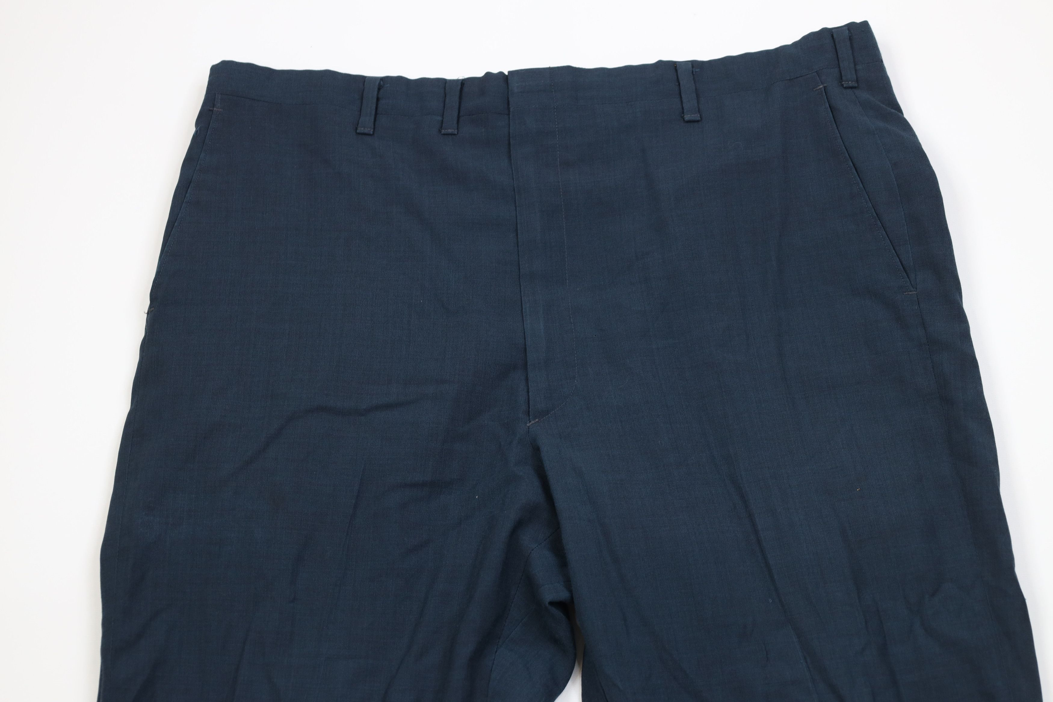 Vintage Vintage 50s Streetwear Lightweight Worsted Wool Pants USA Size US 38 / EU 54 - 2 Thumbnail