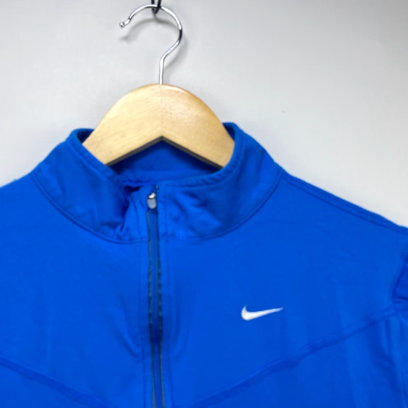 Nike VINTAGE Nike Quarter Zip Athletic Long Sleeve Top Embroidered Swoosh Women's Medium Size M / US 6-8 / IT 42-44 - 3 Thumbnail