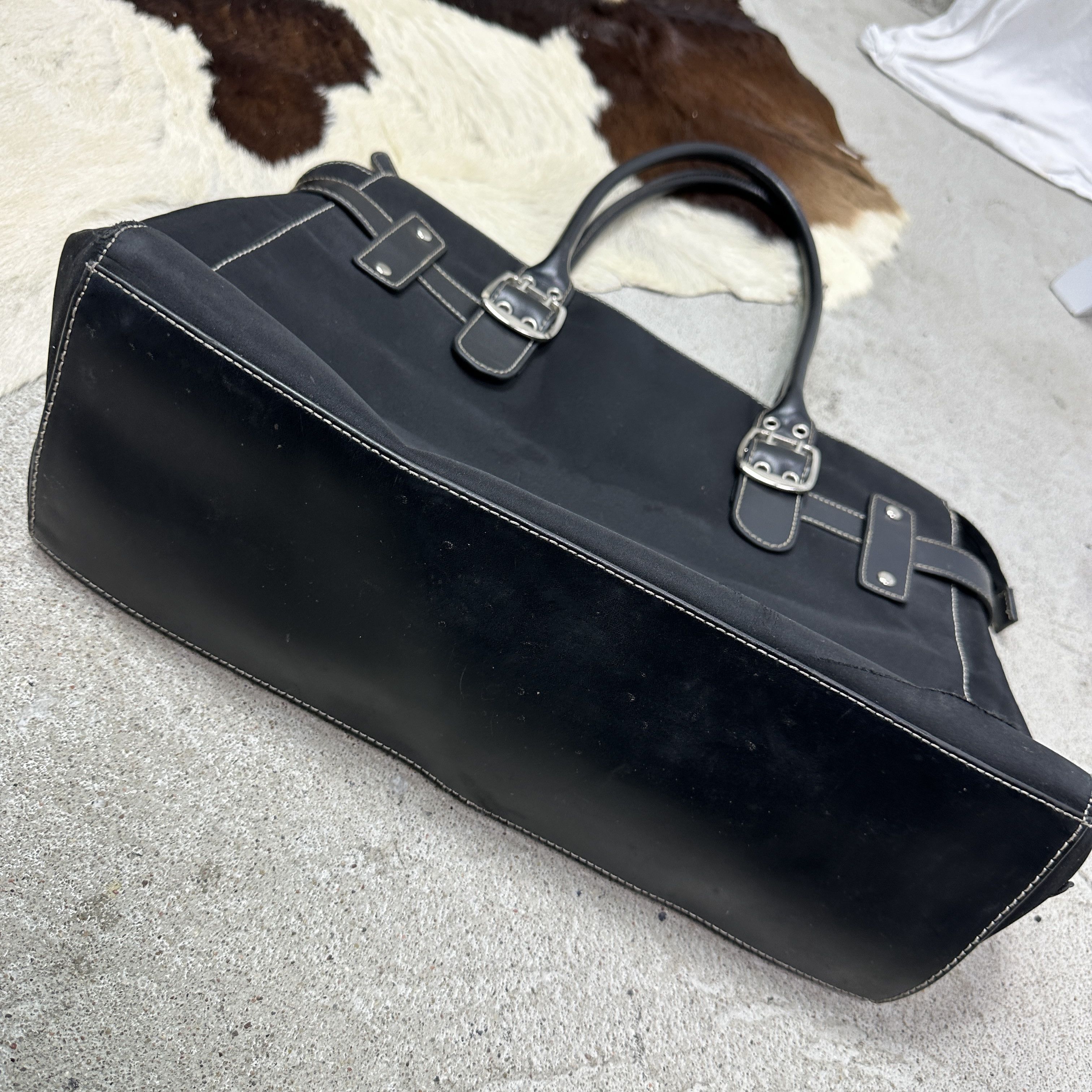 Vintage Vintage Avant Garde Casual Nylon Shoulder Bag 00s Size ONE SIZE - 6 Thumbnail