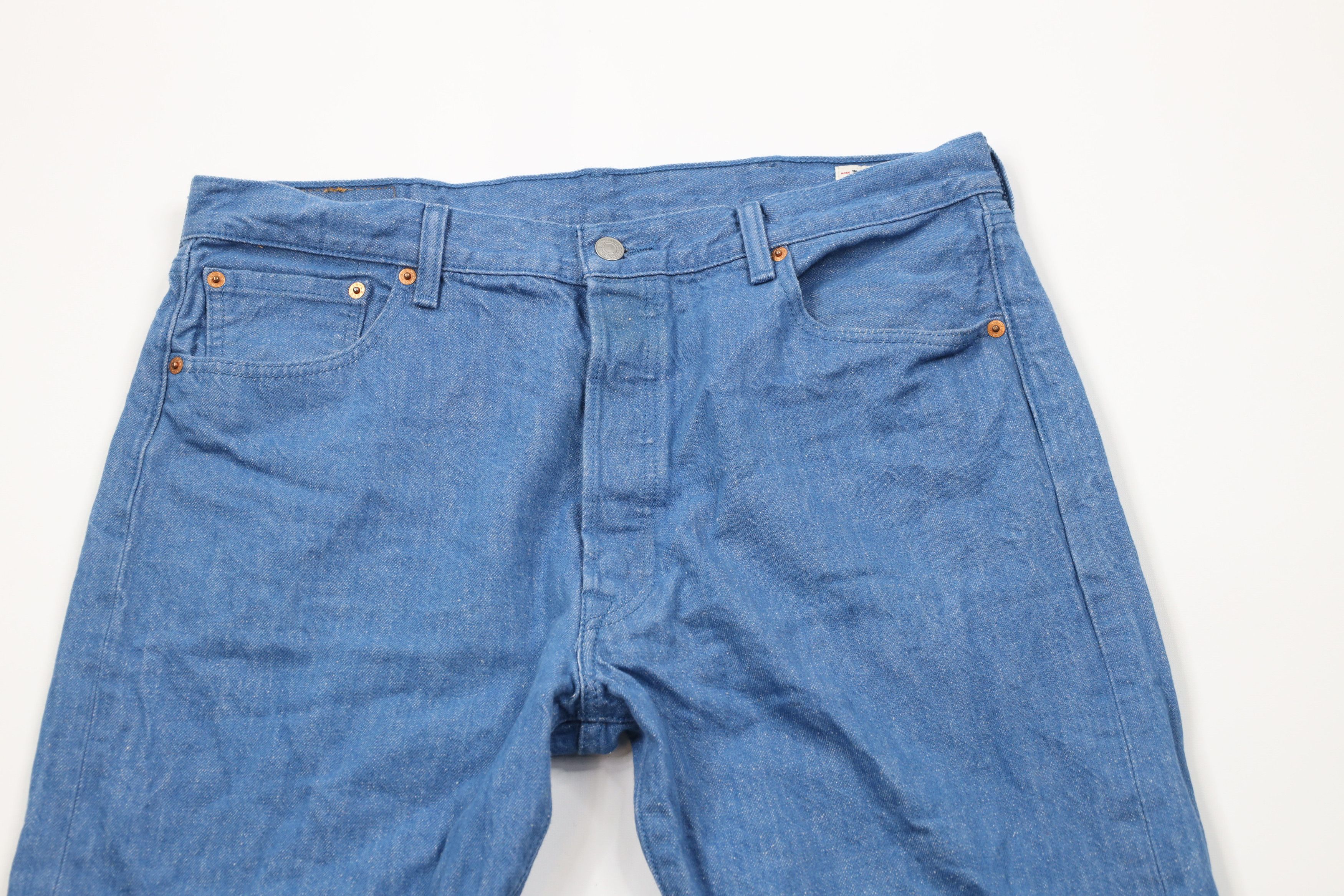 Levi's × Vintage Vintage Y2K Levis 501xx White Oak Cone Denim Original Jeans Size US 36 / EU 52 - 2 Thumbnail