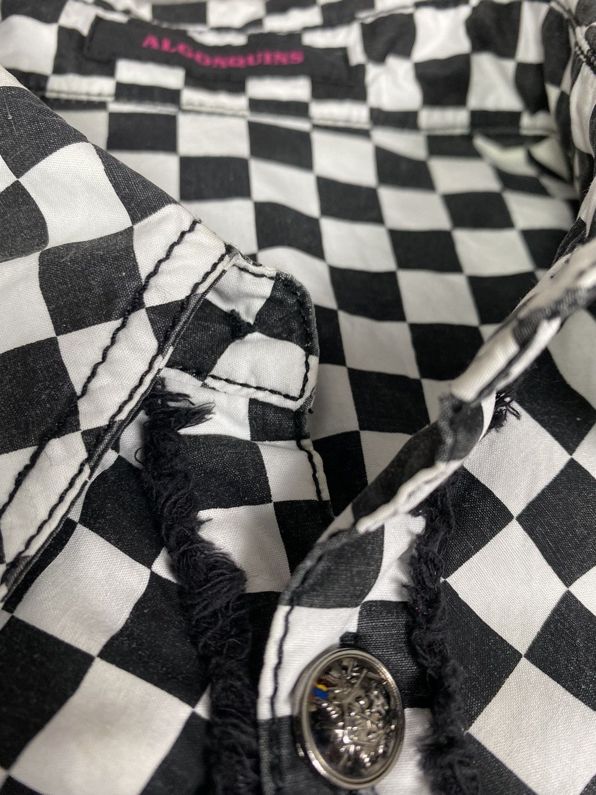 Le Grande Bleu (L.G.B.) Algonquins Checked Button Shirt Size M / US 6-8 / IT 42-44 - 6 Thumbnail