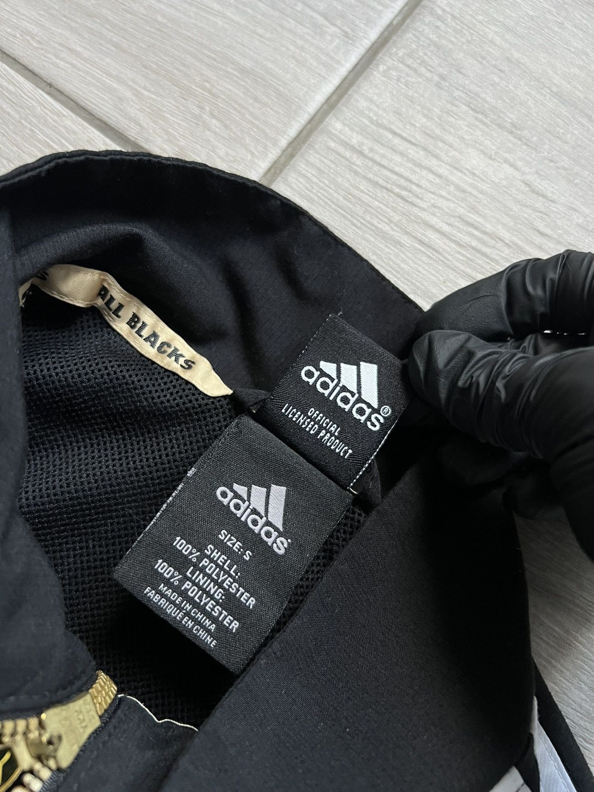 Adidas Vintage 00s Adidas All Blacks Zip Fleece Jacket Sweater Size US S / EU 44-46 / 1 - 7 Thumbnail