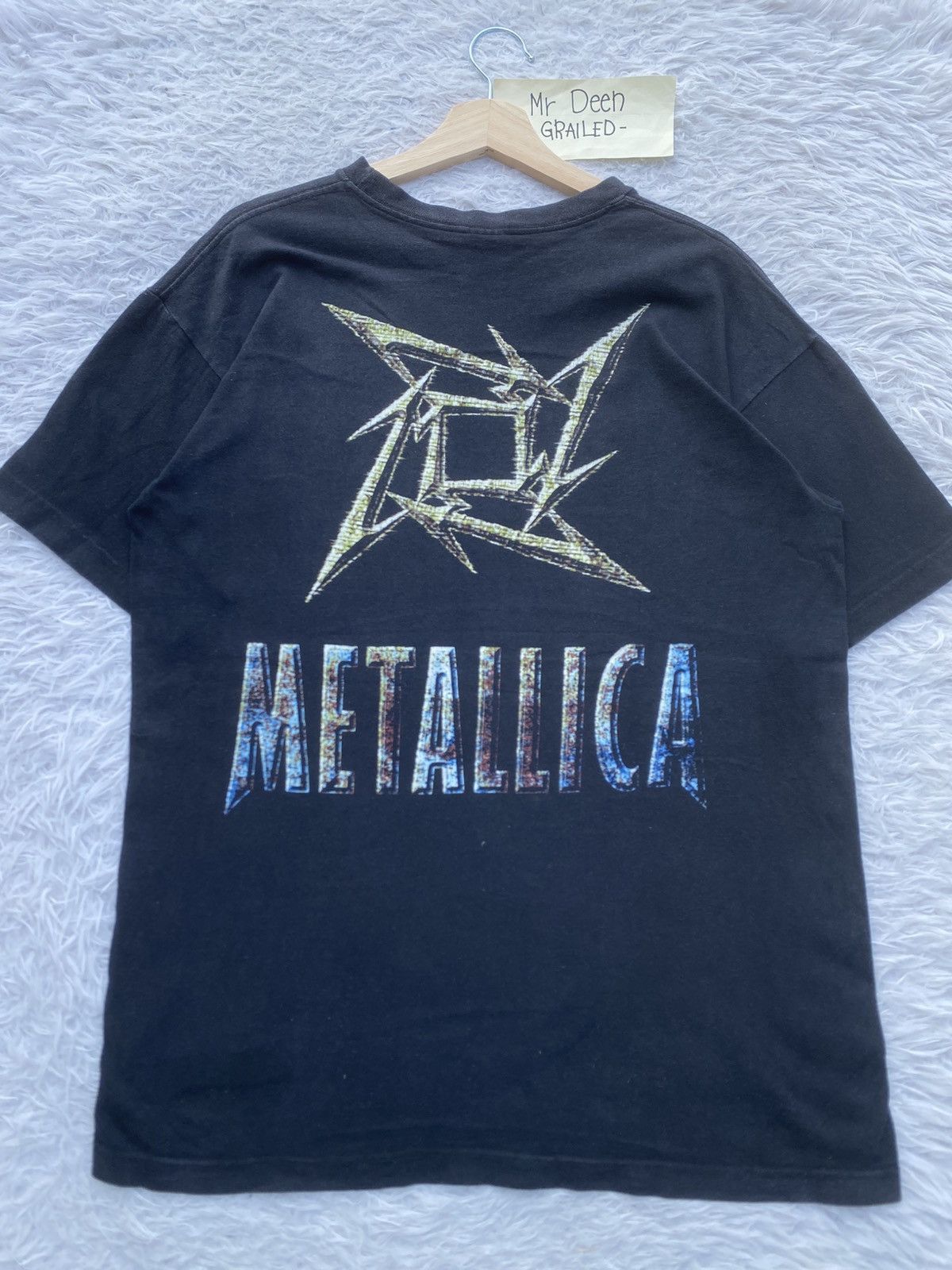Metallica Vintage 90s Tour Metallica Giant Tag Band T Shirt Size US L / EU 52-54 / 3 - 4 Thumbnail