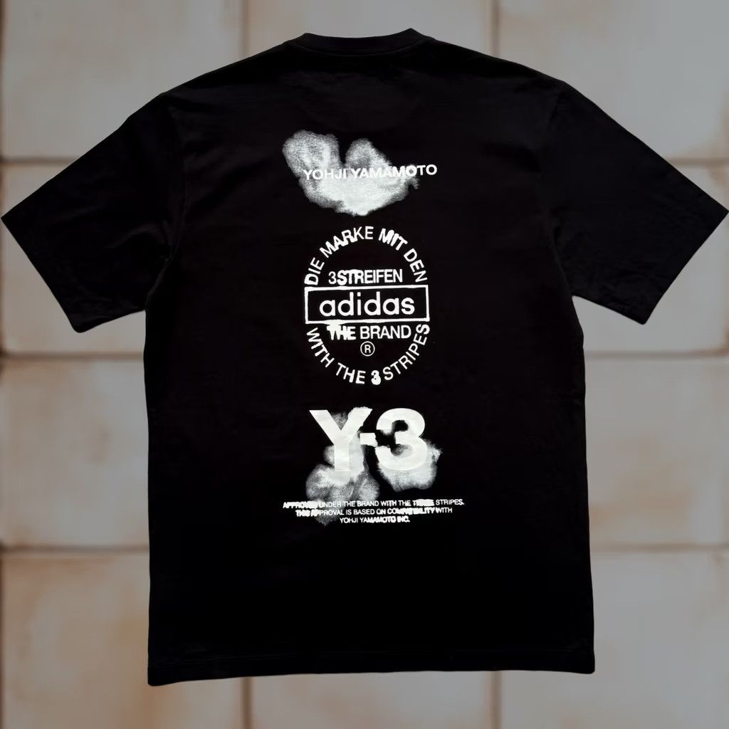 Adidas × Y-3 × Yohji Yamamoto Y-3 'I saw this future' print T