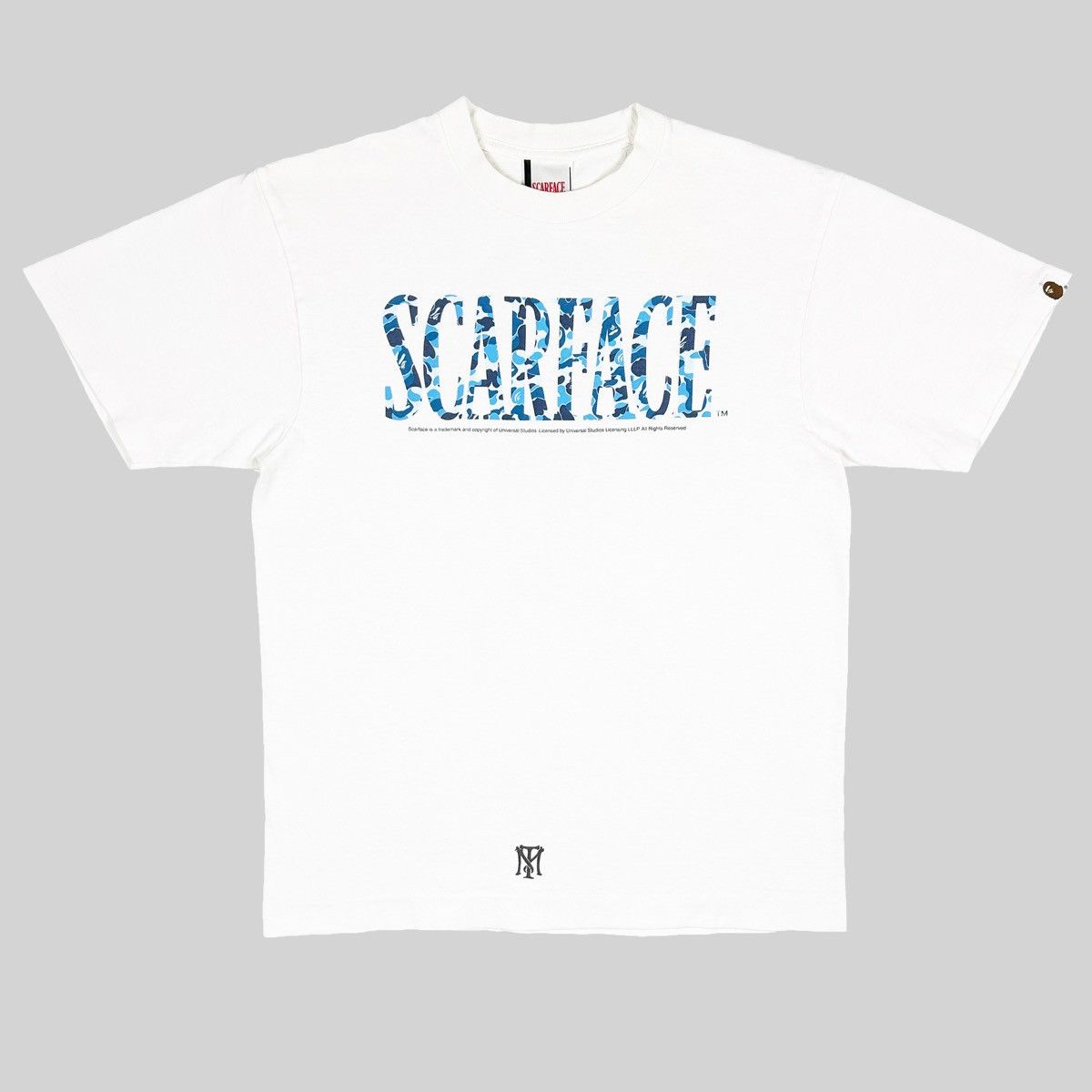 Bape Bape Scarface Blue Camo Tee Size US M / EU 48-50 / 2 - 1 Thumbnail
