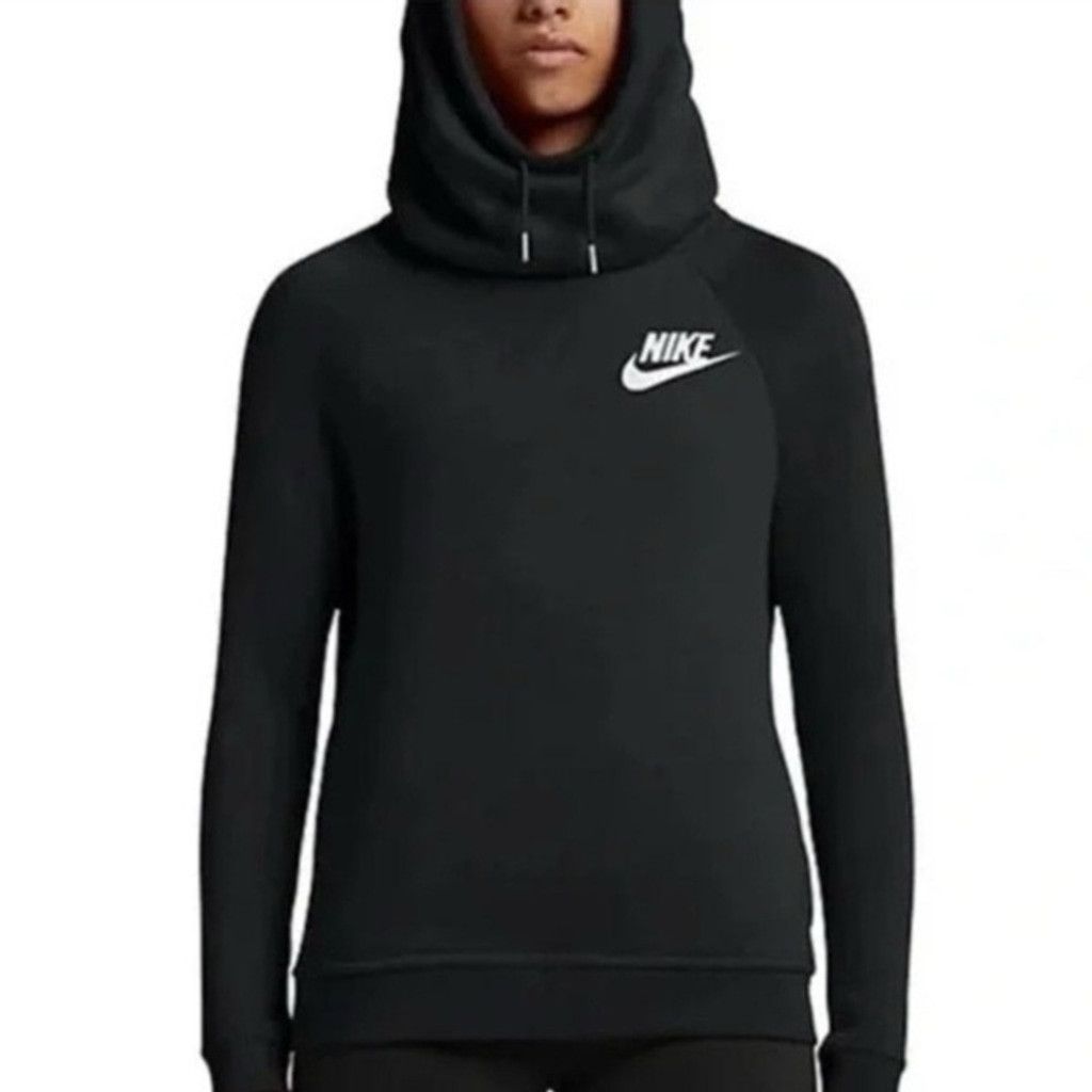 Nike Nike Sportswear Black Rally Funnel Neck Hoodie Size XS Size XS / US 0-2 / IT 36-38 - 2 Thumbnail