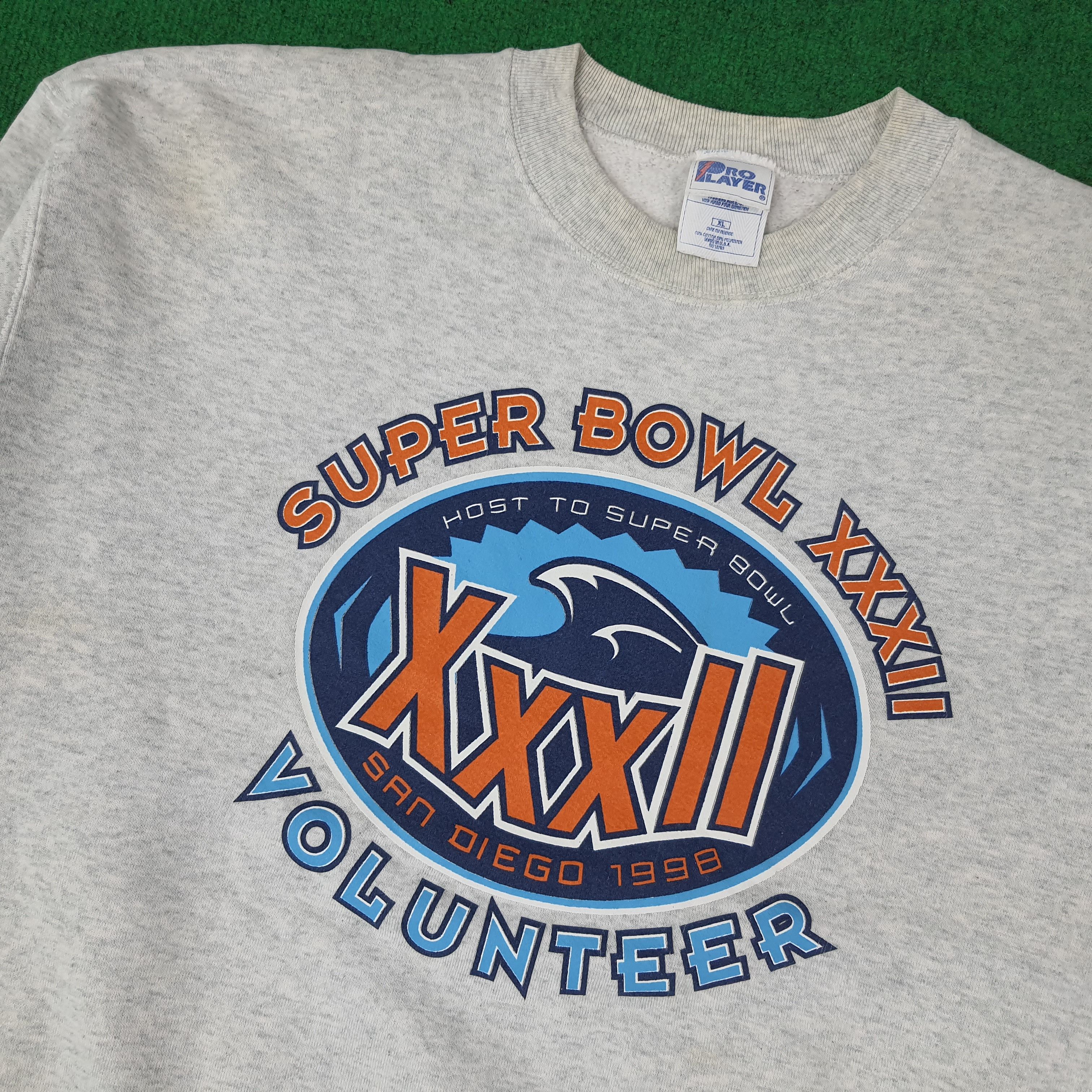 Pro Player Vintage Pro Player Super Bowl San Diego'98 Sweatshirt C254N3 Size US XL / EU 56 / 4 - 2 Thumbnail