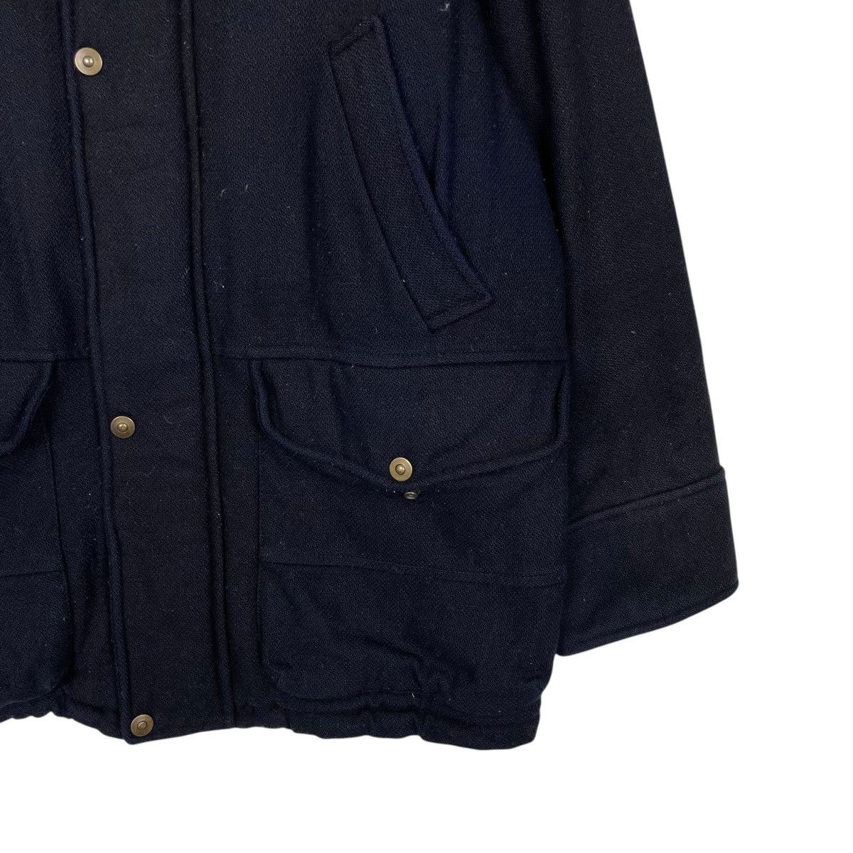 Marlboro Vintage Marlboro Wool Jacket With Leather Collar Size US L / EU 52-54 / 3 - 4 Thumbnail