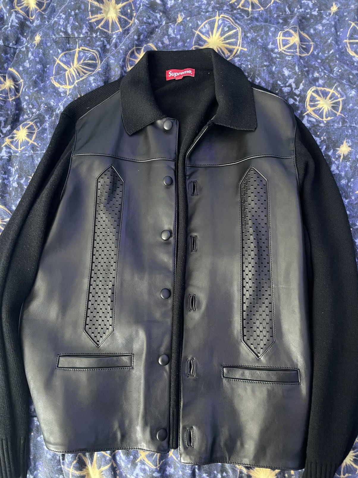 Designer × Supreme Supreme Leather Front Jacket Size US M / EU 48-50 / 2 - 1 Thumbnail