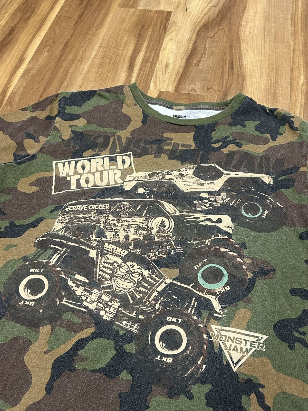 Other Y2K Camo Monster Jam World Tour Tee Size US M / EU 48-50 / 2 - 2 Thumbnail