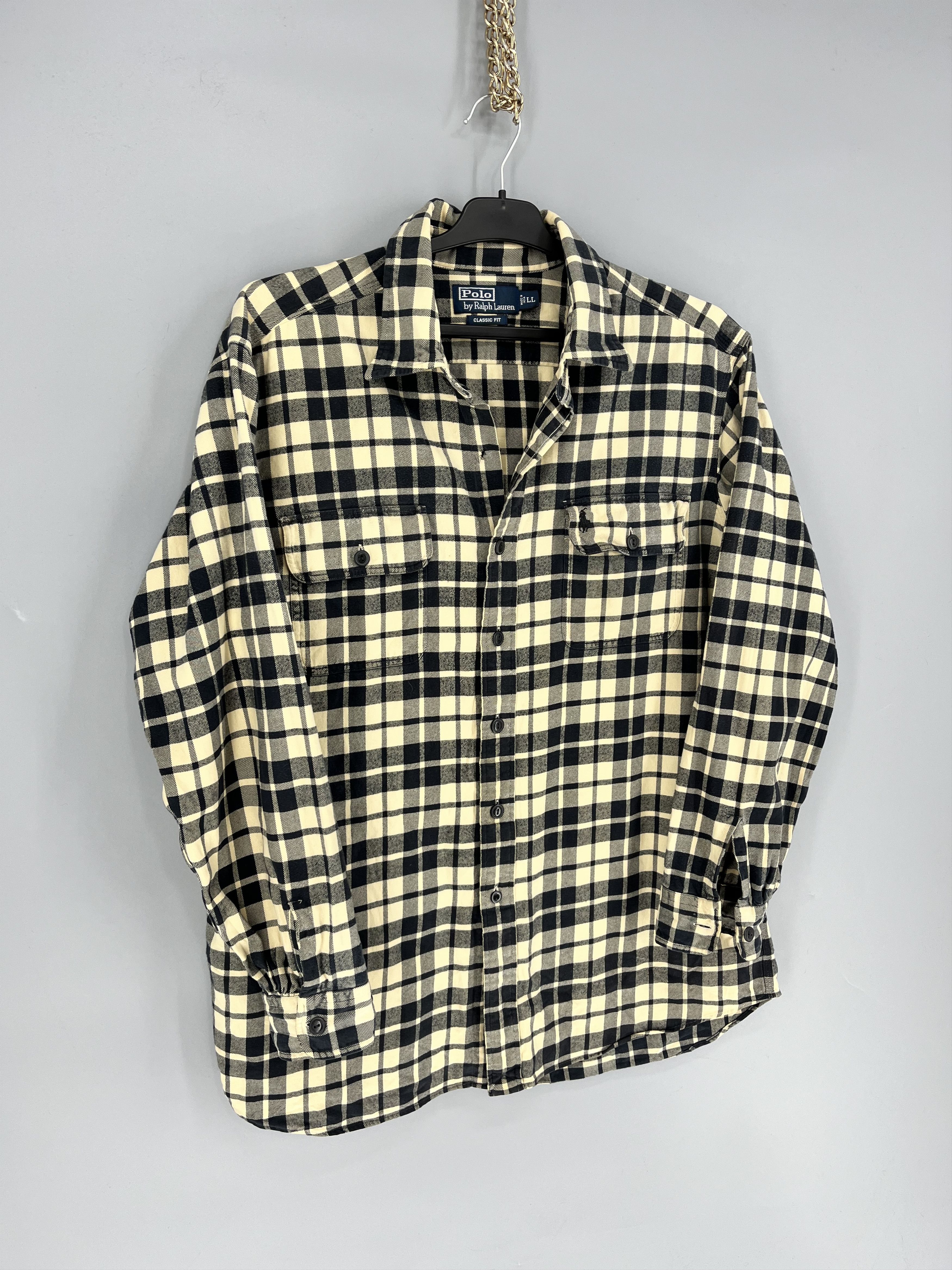 Polo Ralph Lauren Vintage Flannel Polo Raplh Lauren Plaid Shirt Travis style Size US L / EU 52-54 / 3 - 2 Thumbnail