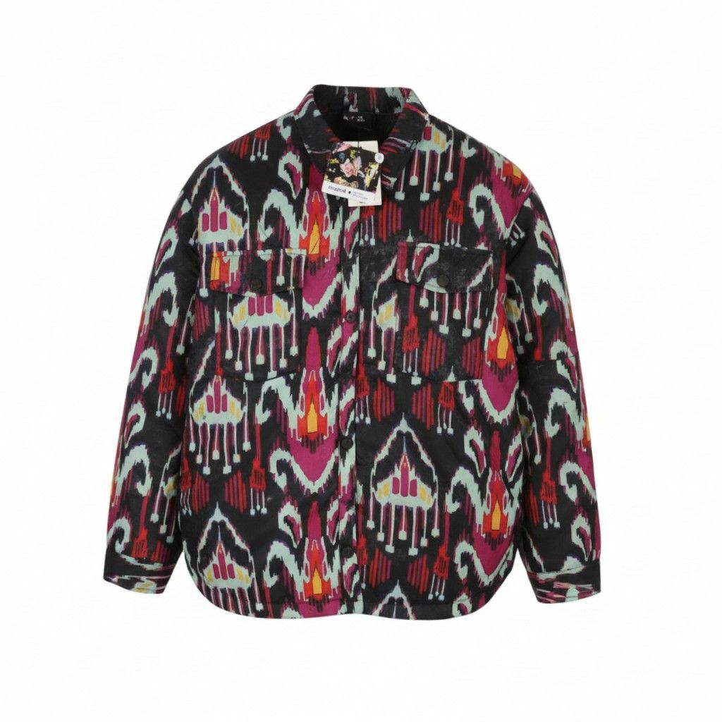 Desigual ELIOT XL Colourful Abstract Print Padded Jacket 88468 Size XL / US 12-14 / IT 48-50 - 1 Thumbnail