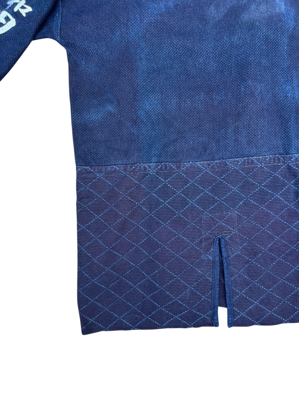 Indigo Vintage Faded Indigo Sashiko Kendo Jacket Size 3 Size US L / EU 52-54 / 3 - 18 Thumbnail