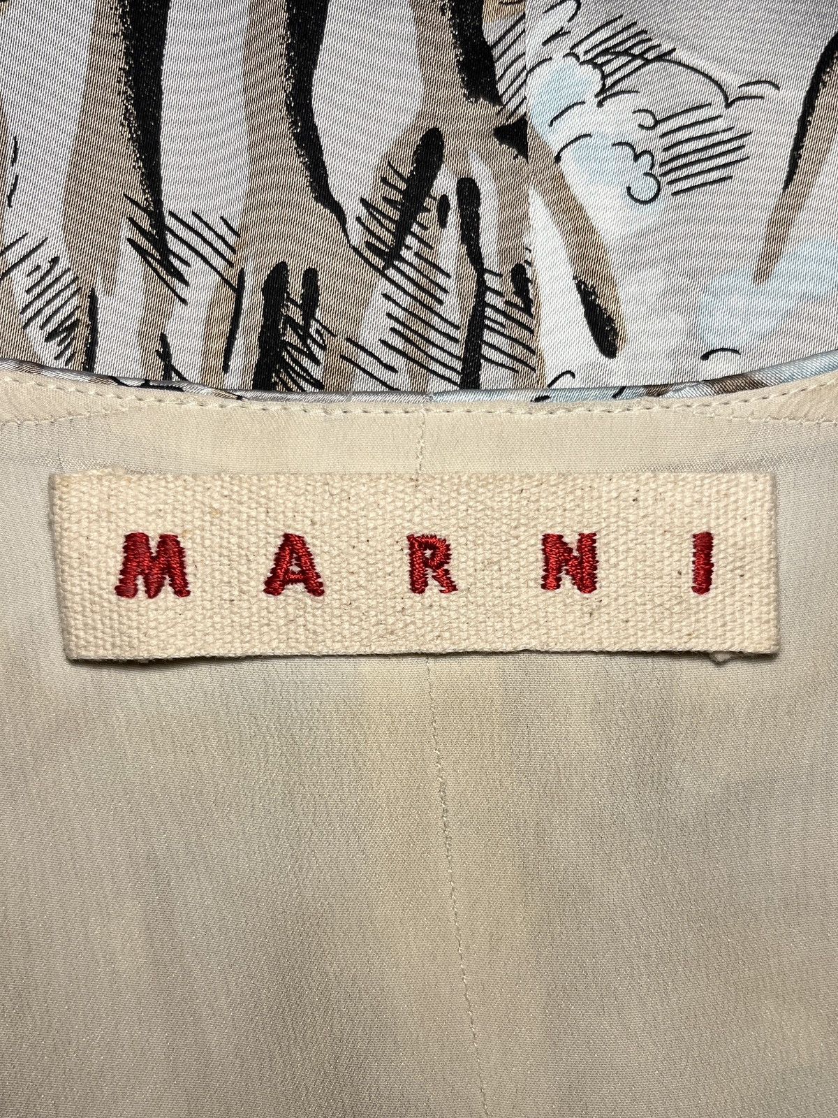 Marni Marni abstract print dress Size L / US 10 / IT 46 - 3 Thumbnail