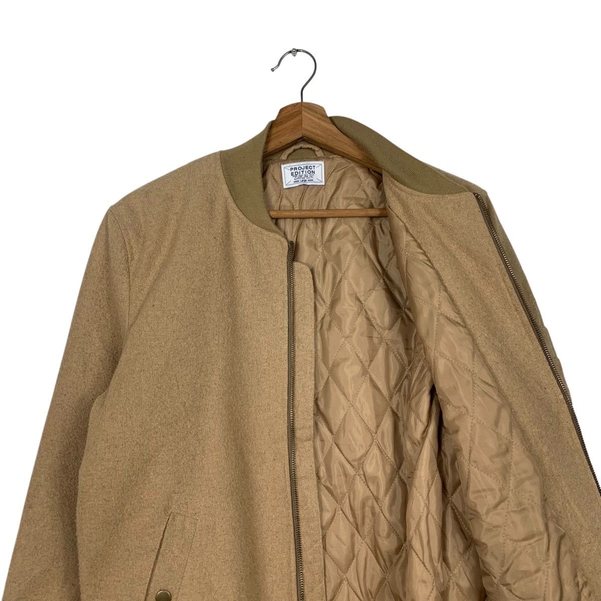Japanese Brand PROJECT EDITION Bomber Jacket #2131-C94 Size US L / EU 52-54 / 3 - 8 Thumbnail