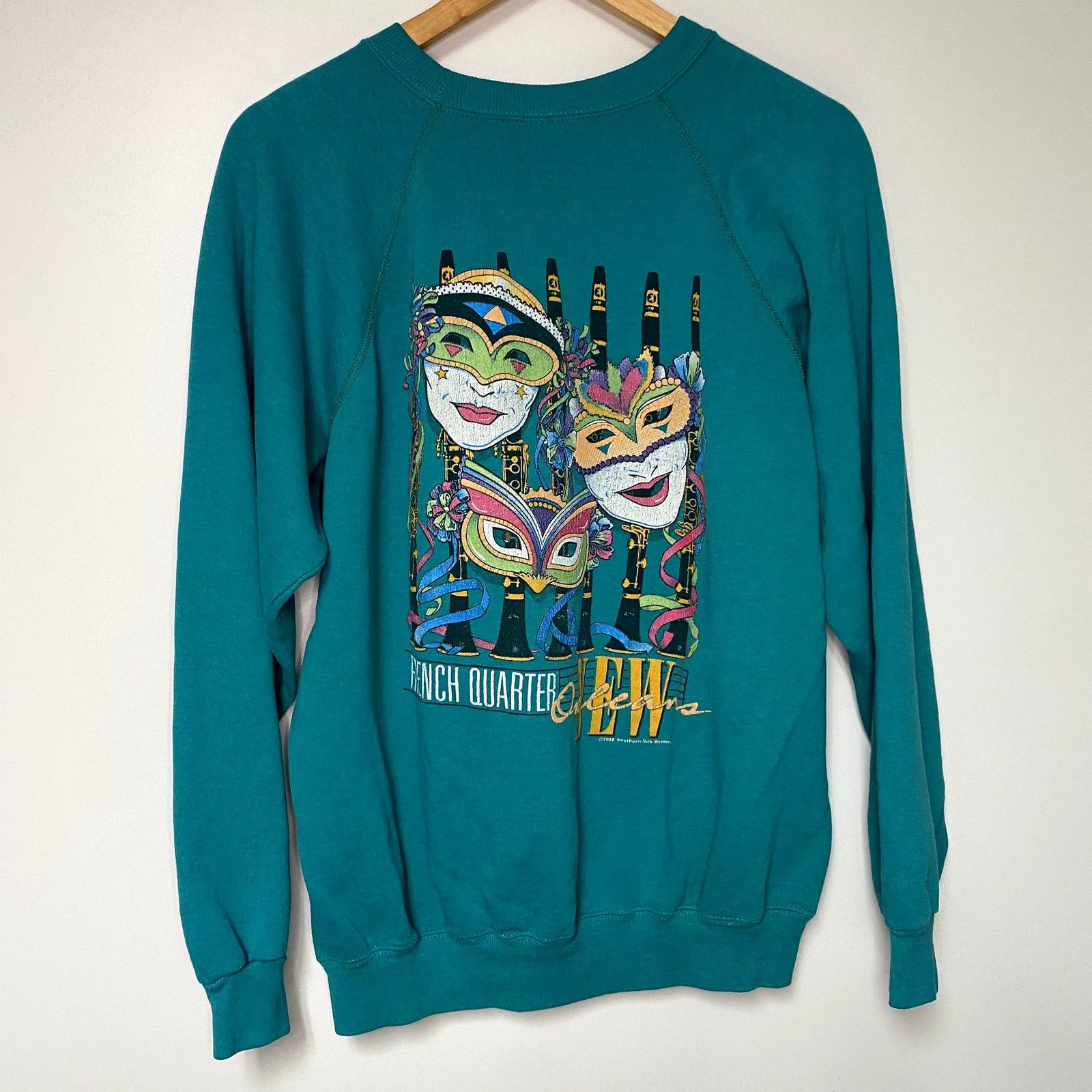 New Orleans, Louisiana Sweatshirt, Retro Bike Unisex Adult