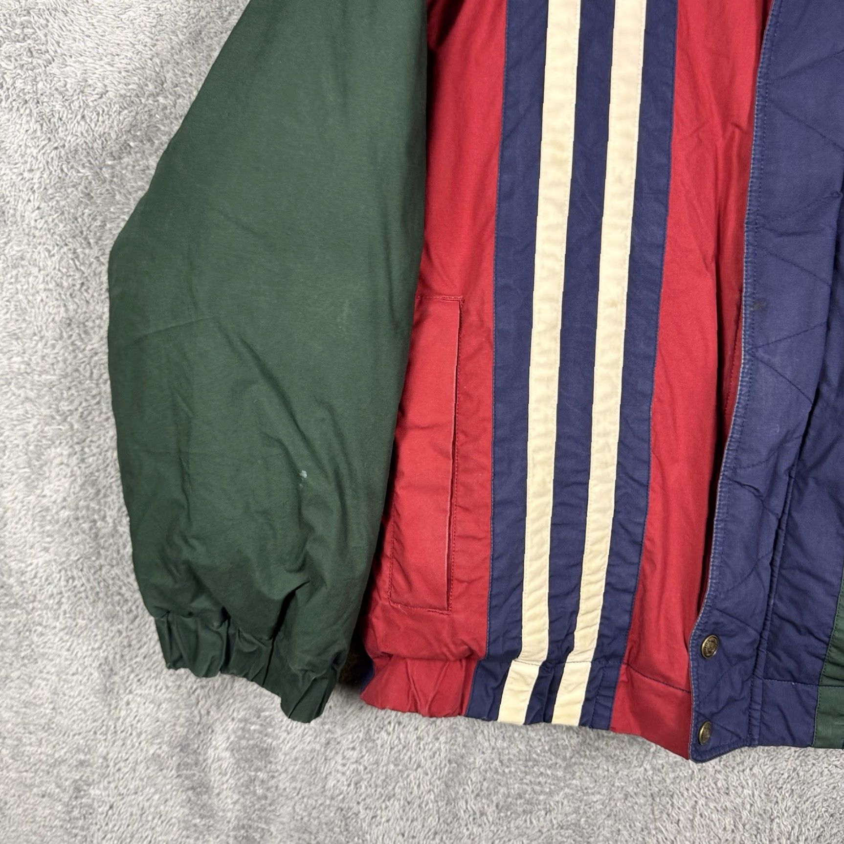 Tommy Hilfiger VINTAGE Tommy Hilfiger Jacket Mens L Duck Down Puffer Rugby Full Zip Hooded 90s Size US L / EU 52-54 / 3 - 3 Thumbnail