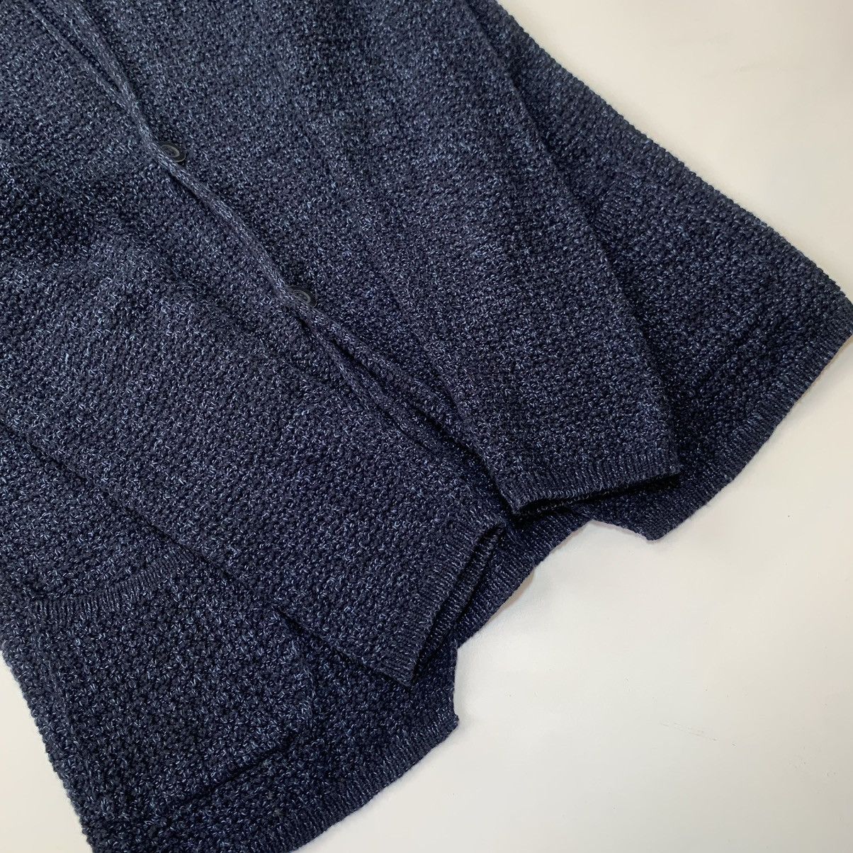 Other Falconeri Sweater Cardigan Blazer in Dark Blue 52 Italy Size 42R - 7 Thumbnail