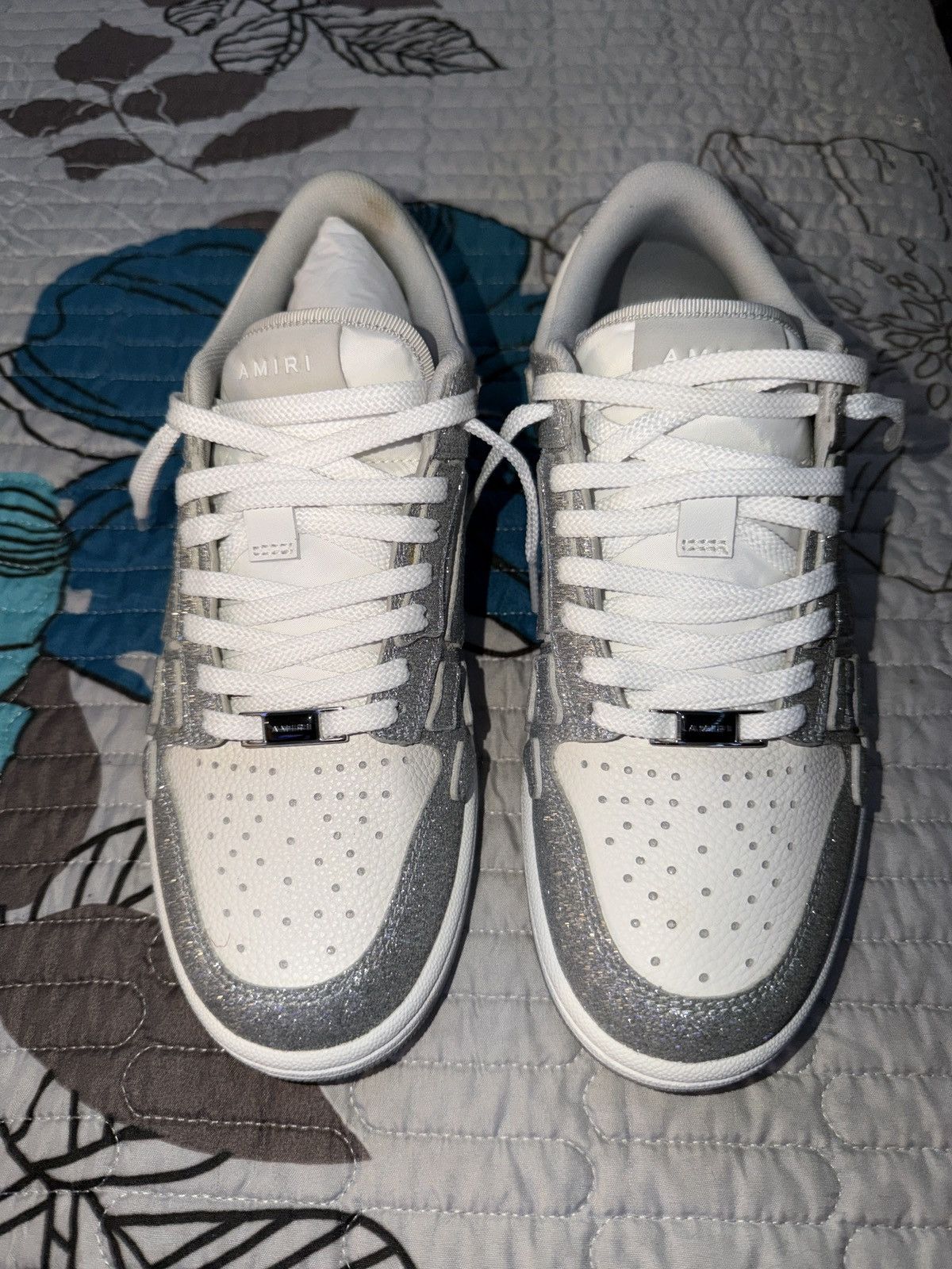 Amiri SHIMMER SKEL TOP LOW AMIRI SNEAKER Size US 11 / IT 41 - 3 Thumbnail