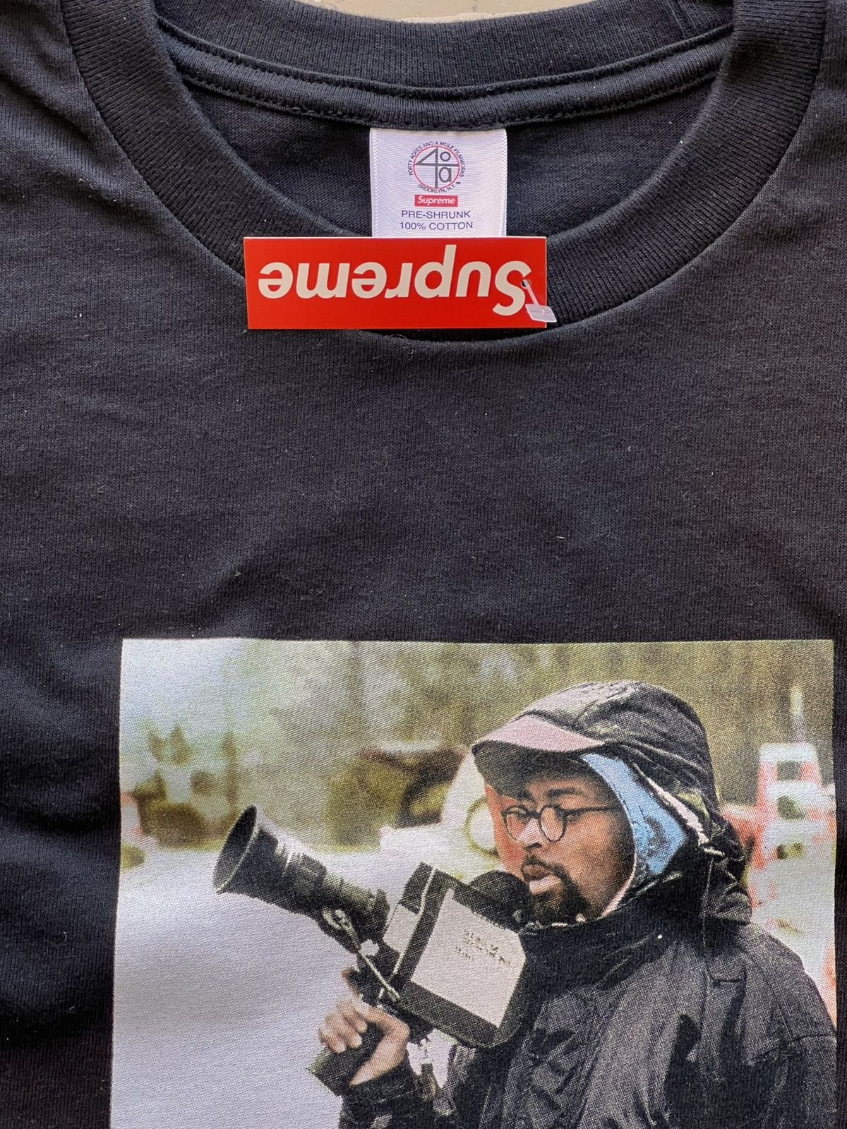 Supreme Supreme 40 acres Spike Lee photo tee Tshirt black box logo Size US M / EU 48-50 / 2 - 16 Thumbnail