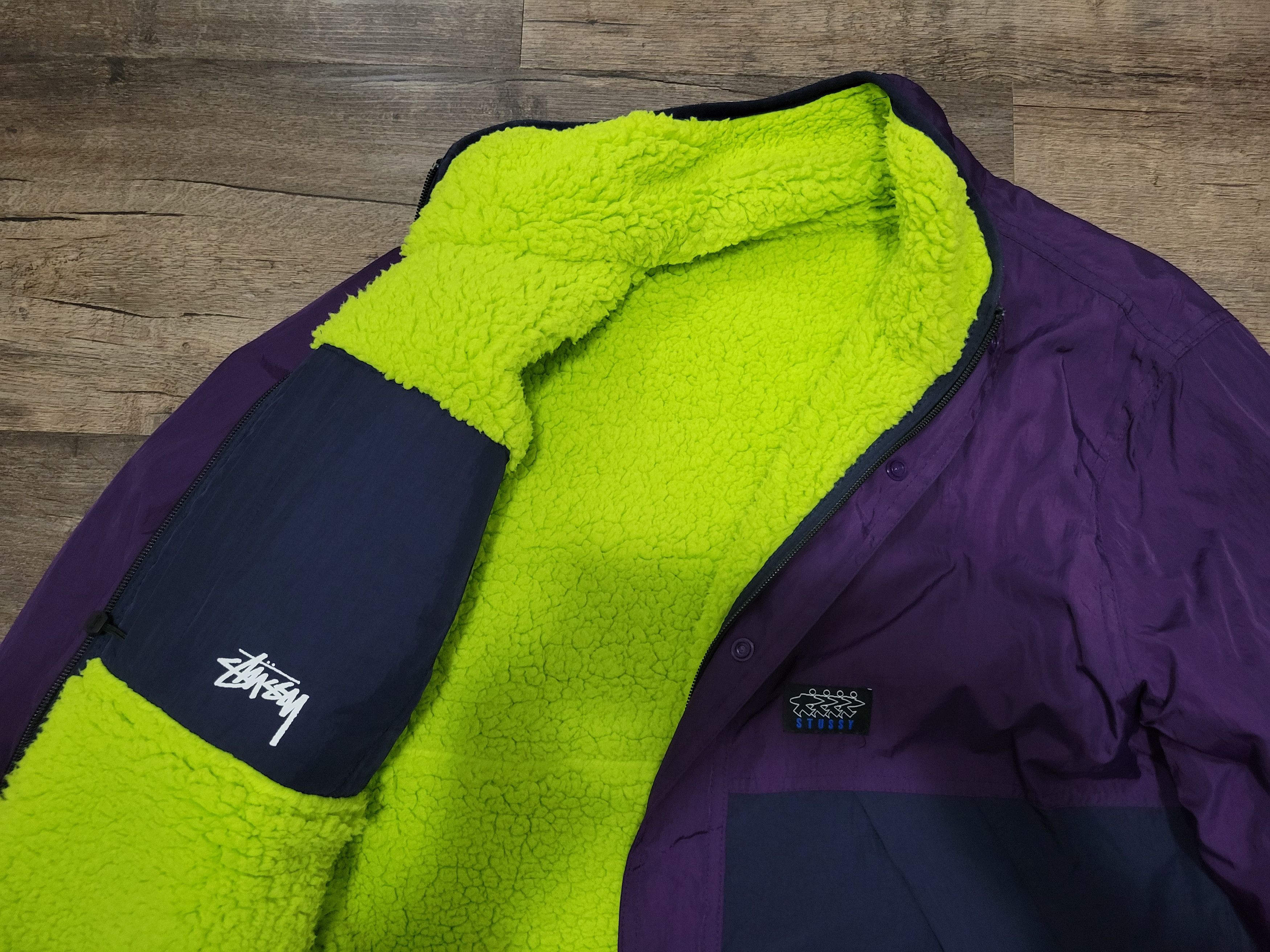 Stussy Stussy Reversible Micro Fleece Jacket Size US S / EU 44-46 / 1 - 2 Thumbnail
