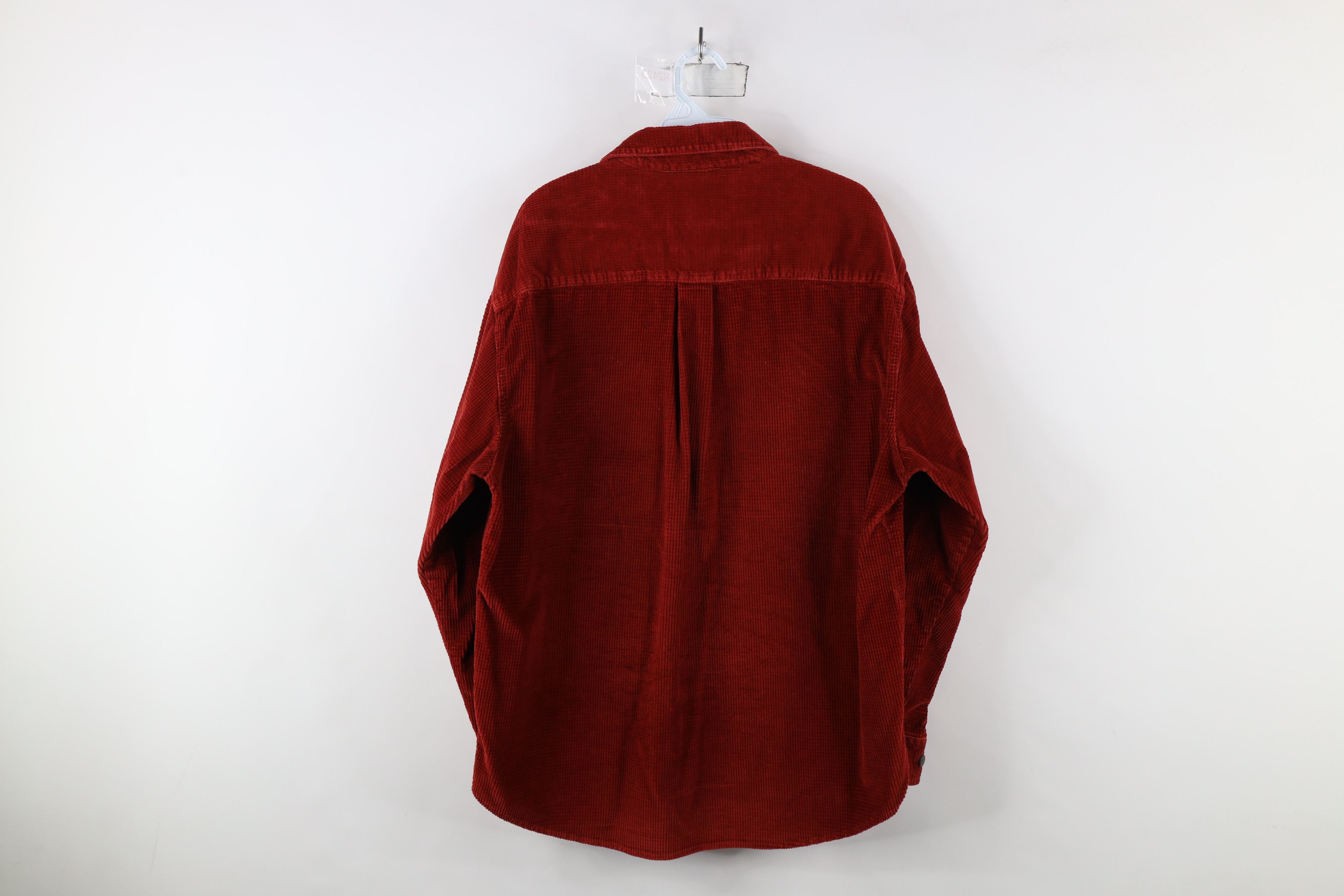 Vintage Vintage 90s Streetwear Heavyweight Corduroy Button Shirt Size US L / EU 52-54 / 3 - 8 Thumbnail