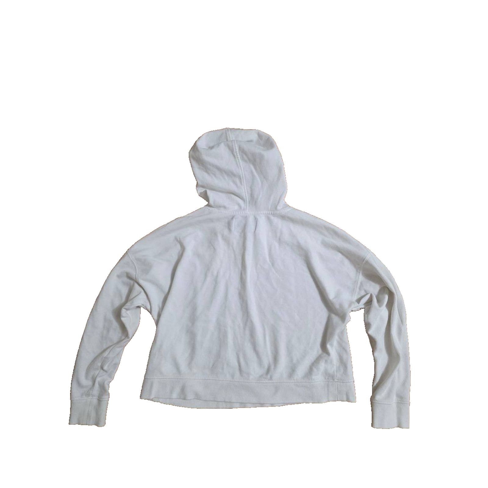 Calvin Klein Calvin Klein Crop Light-Weight Hoodie White Small A001182 Size S / US 4 / IT 40 - 5 Thumbnail