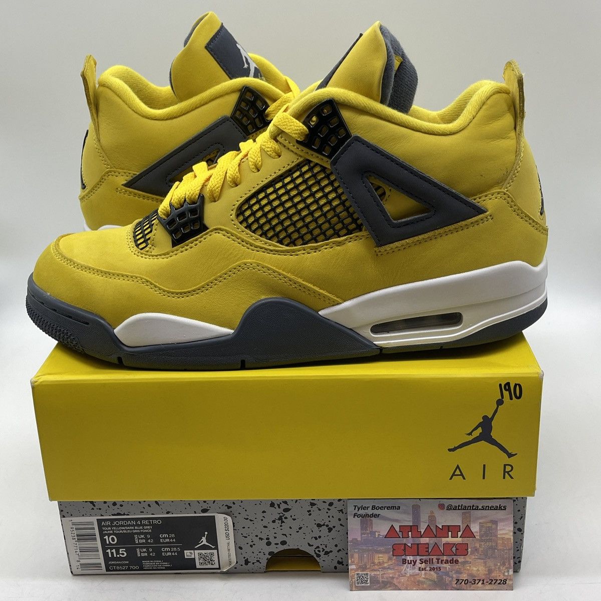 Jordan Brand Air Jordan 4 lightning Size US 10 / EU 43 - 1 Thumbnail