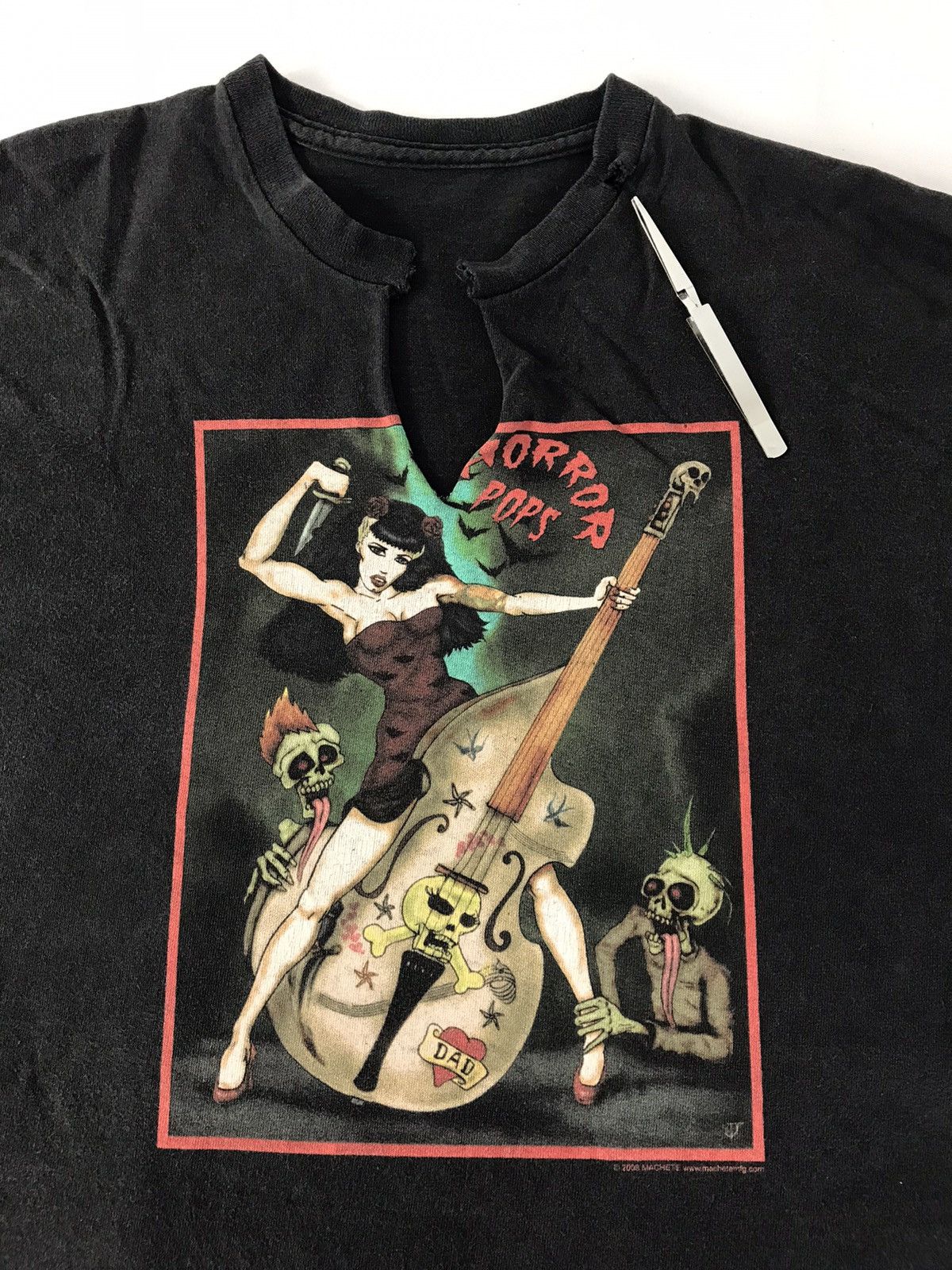 Band Tees Horror Pops Punk Band Skull Musician 08’ Machete Printed Tee Size US M / EU 48-50 / 2 - 1 Thumbnail