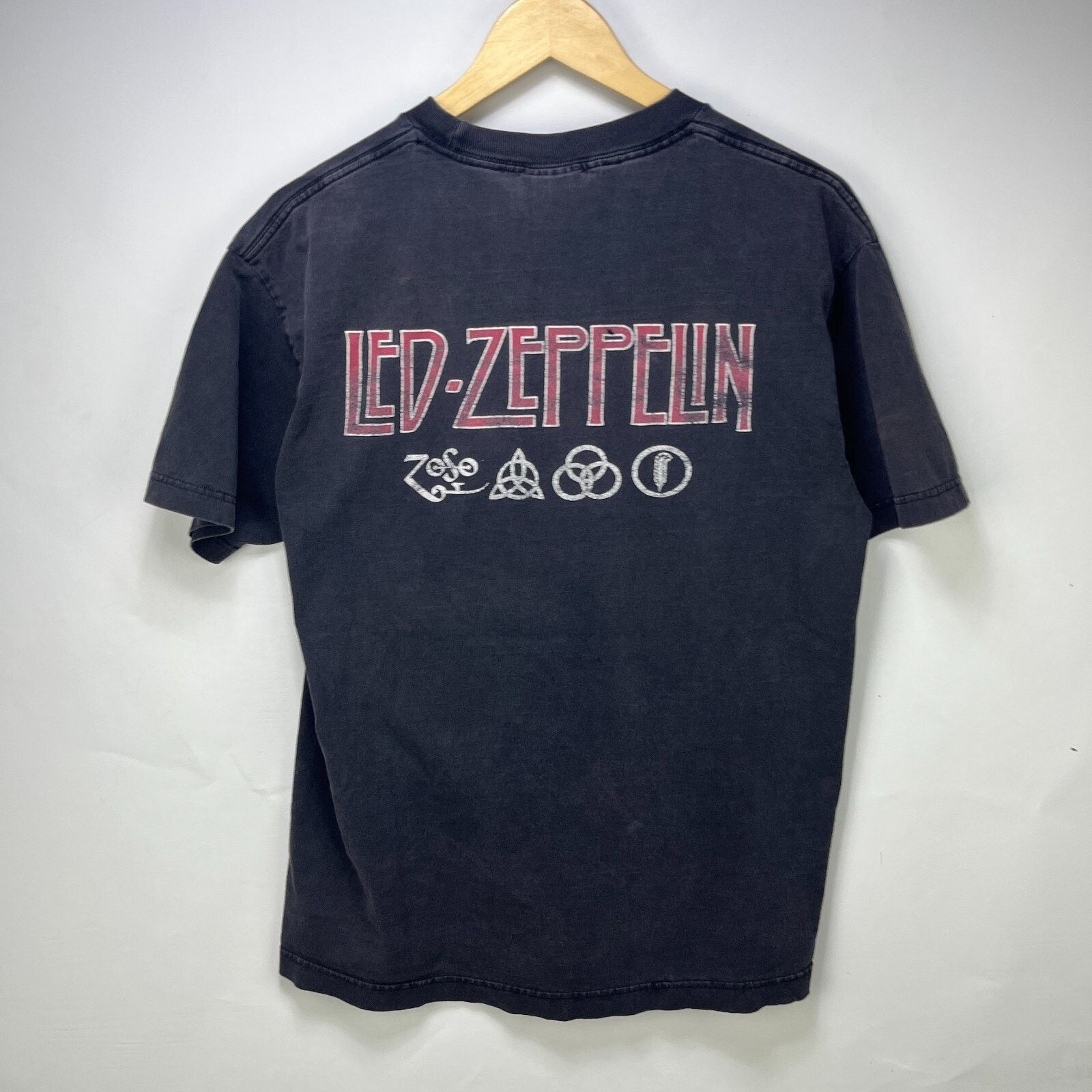 Vintage Vintage Led Zeppelin Band Large Artimonde Stairway To Heaven Size US L / EU 52-54 / 3 - 7 Thumbnail