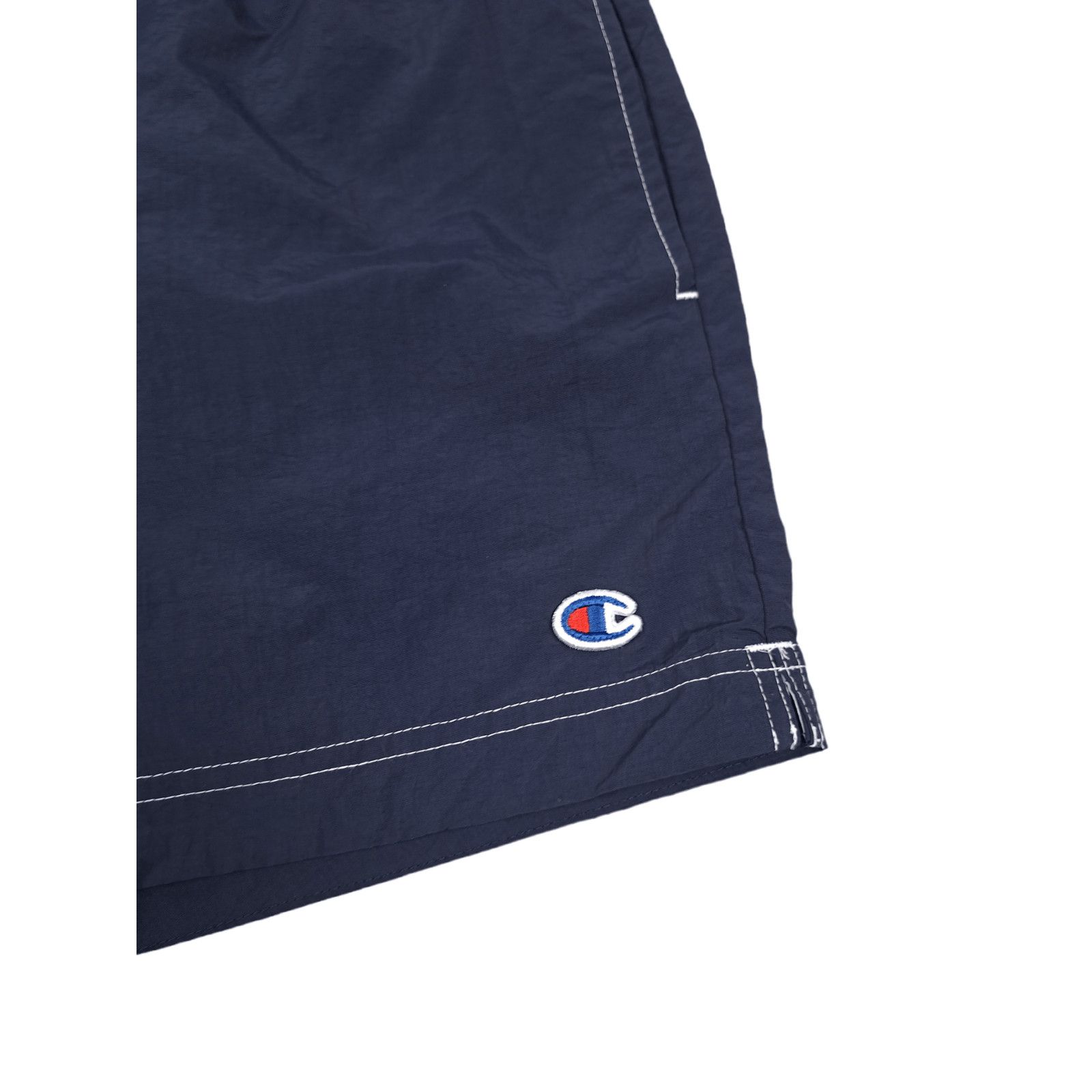 Champion × Vintage 💎 90's Vintage Champion Trunks Swimwear Shorts Logo Size US 33 - 3 Thumbnail