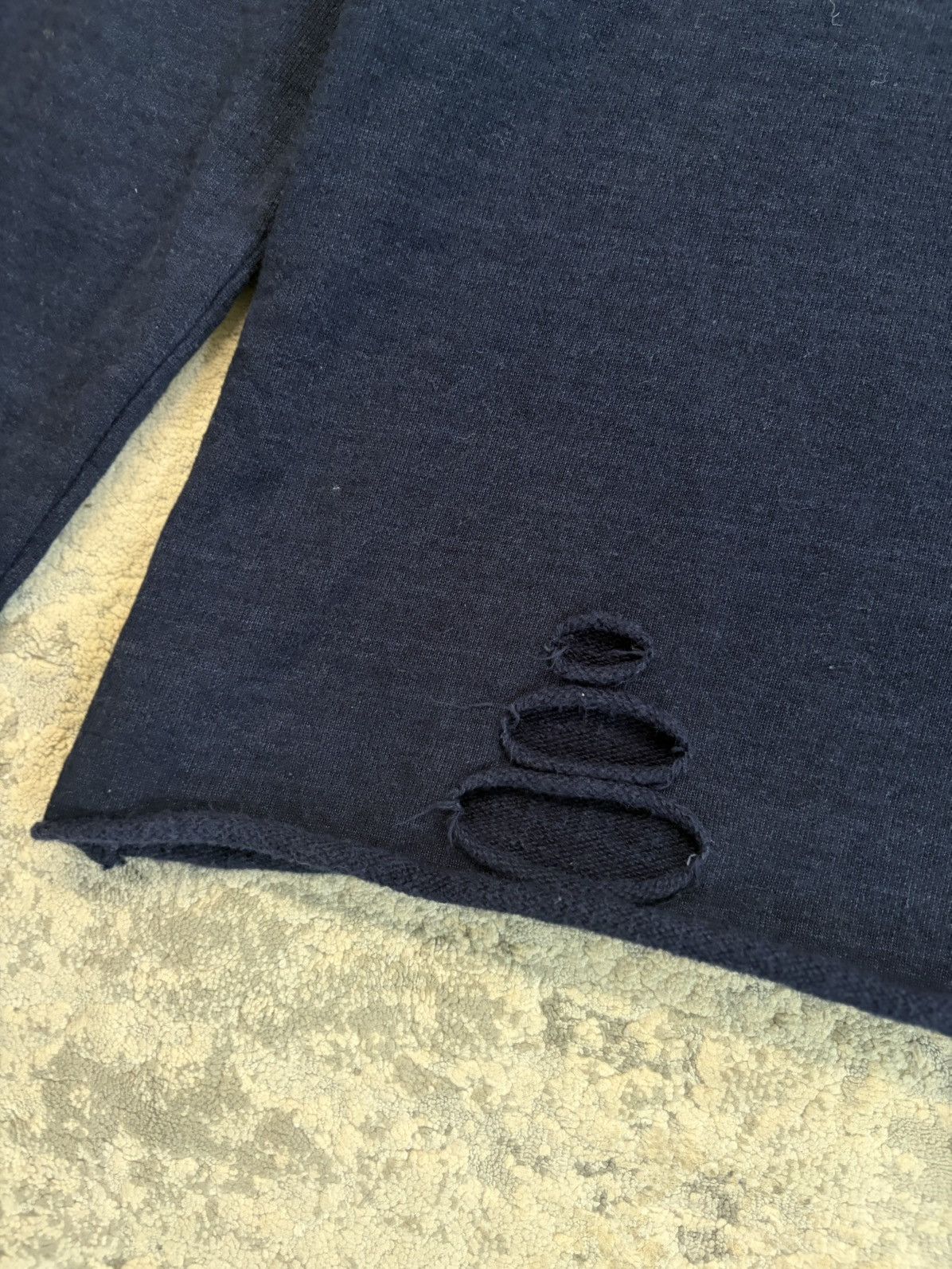 wjk WJK - Distressed Navy Sweatshirt Size US M / EU 48-50 / 2 - 3 Thumbnail