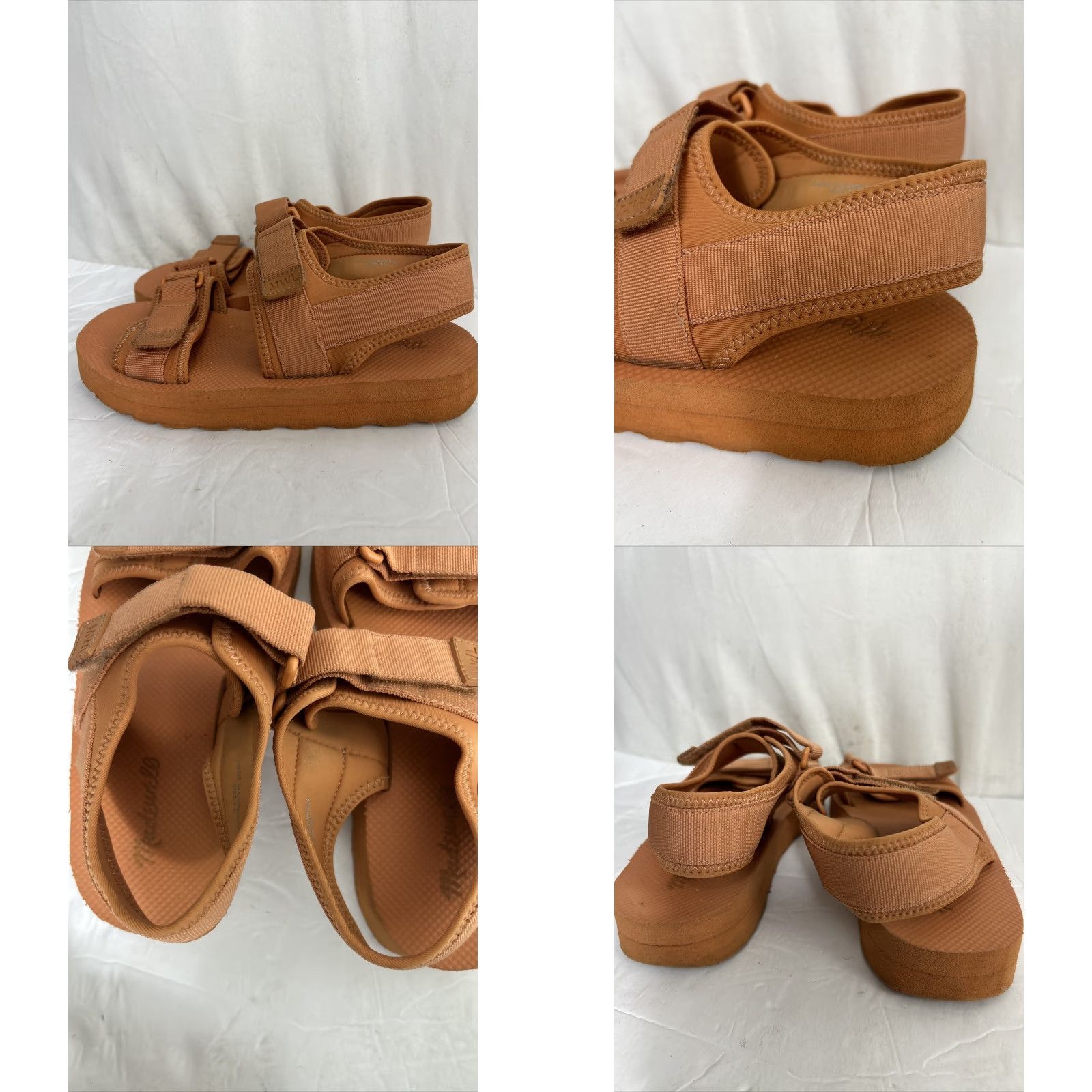Madewell VINTAGE Madewell The Re)sourced Neoprene Jay Sandal 7.5 Sandal Women Orange 90s Bohemian City Mens? Size US 8 / IT 38 - 8 Thumbnail