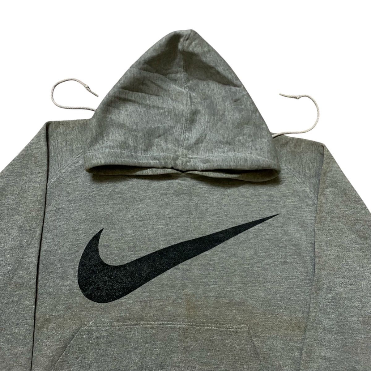 Nike × Vintage Vintage 90's Nike Big Swoosh Hoodies Size US L / EU 52-54 / 3 - 2 Thumbnail