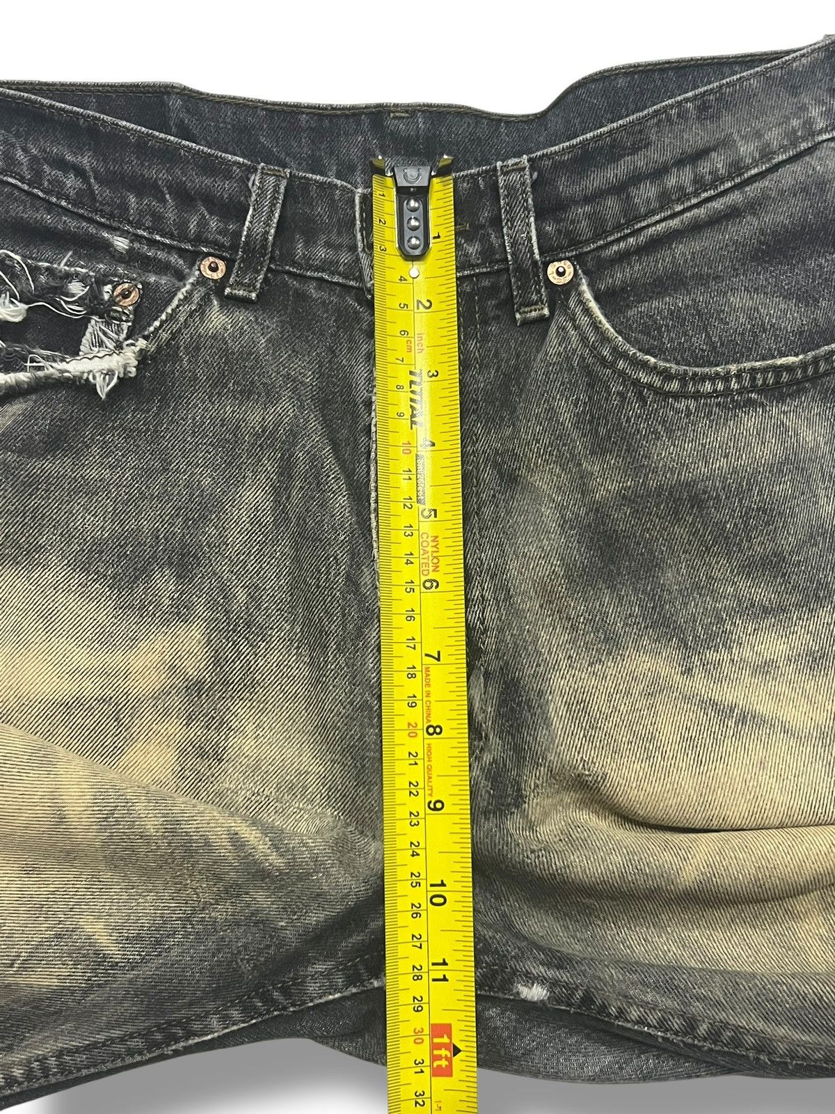 Levi's Vintage 90s Levi’s 515 - Black Mud Wash Denim Size US 29 - 17 Thumbnail