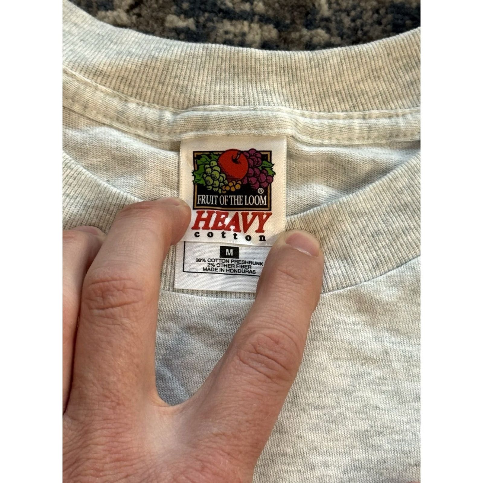 Fruit Of The Loom VINTAGE 90s Fairchild Republic A 10-A Thunderbolt II Warthog Fighter Jet T Shirt M Gray Men Size US M / EU 48-50 / 2 - 7 Thumbnail