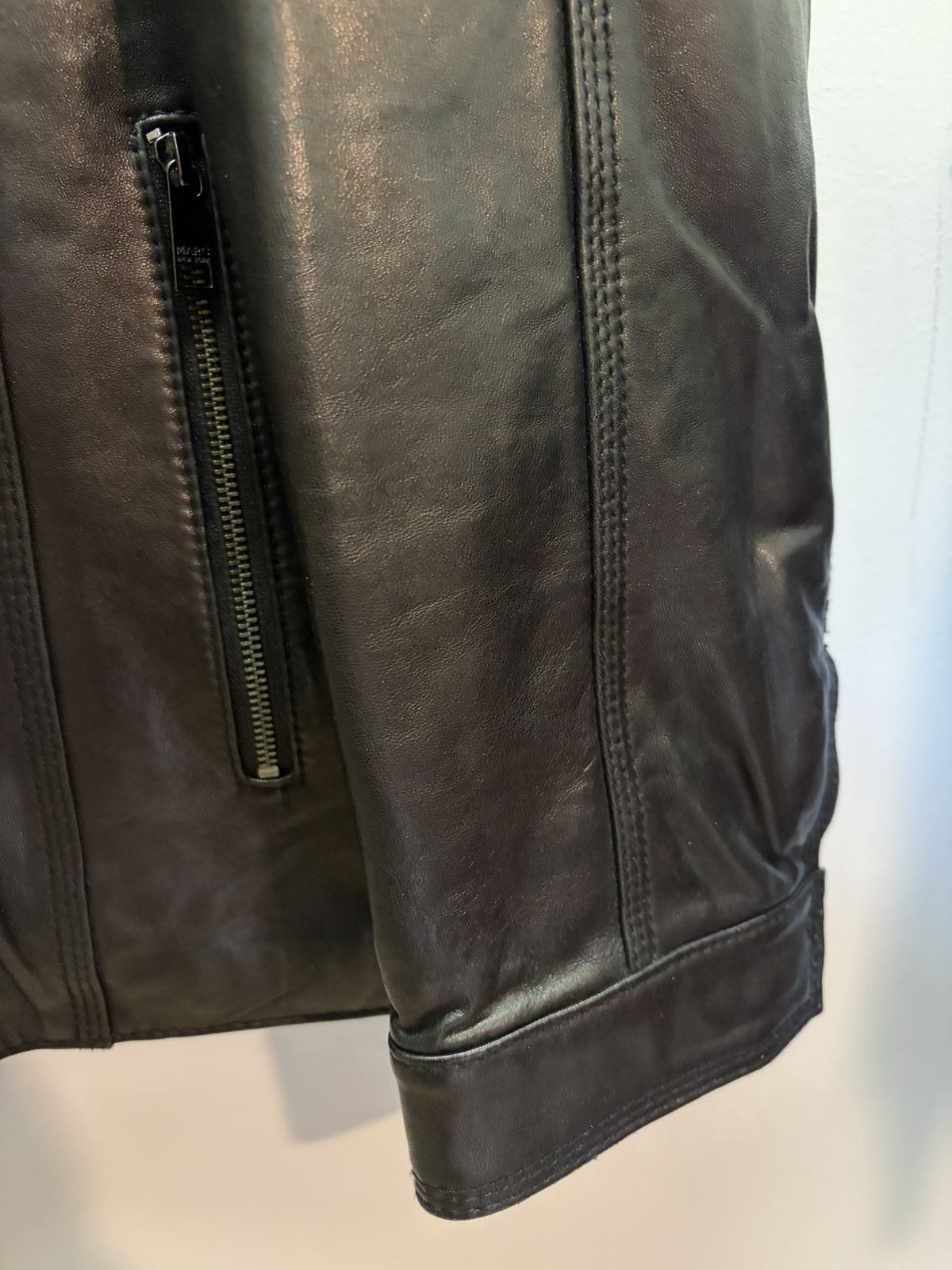 Andrew Marc Marc New York Leather Bomber Jacket Andrew Marc, Size Medium Size US M / EU 48-50 / 2 - 2 Thumbnail