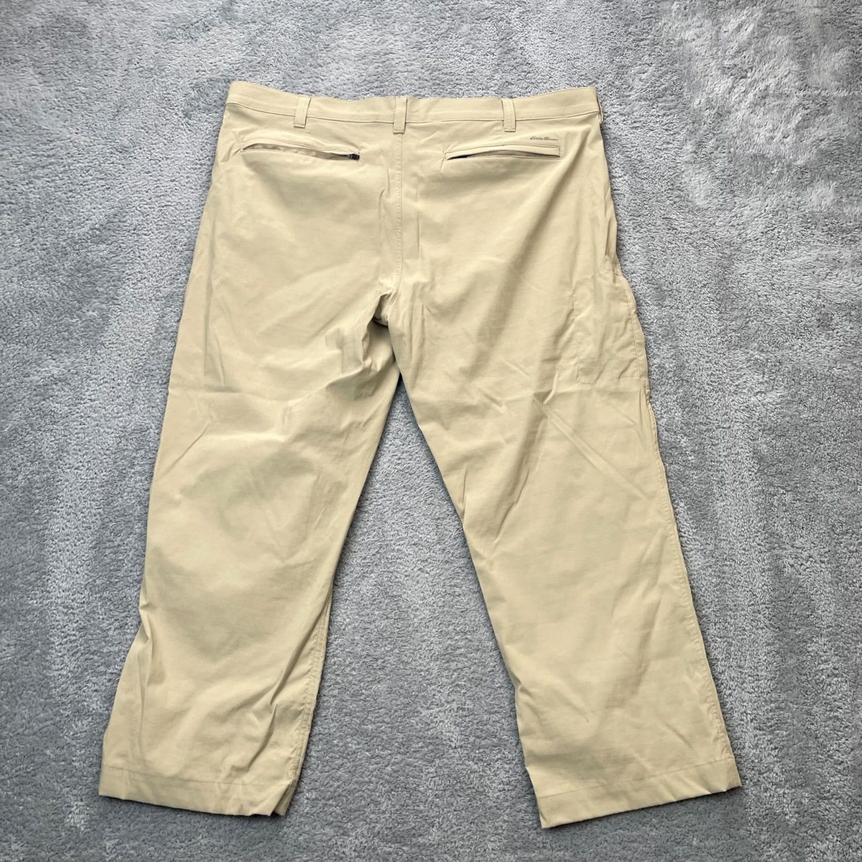 Eddie Bauer Eddie Bauer Pants Mens 42x34 Beige Horizon Guide Chino Straight Leg Stretch Casual Workwear Slim? No. Size US 42 / EU 58 - 2 Thumbnail